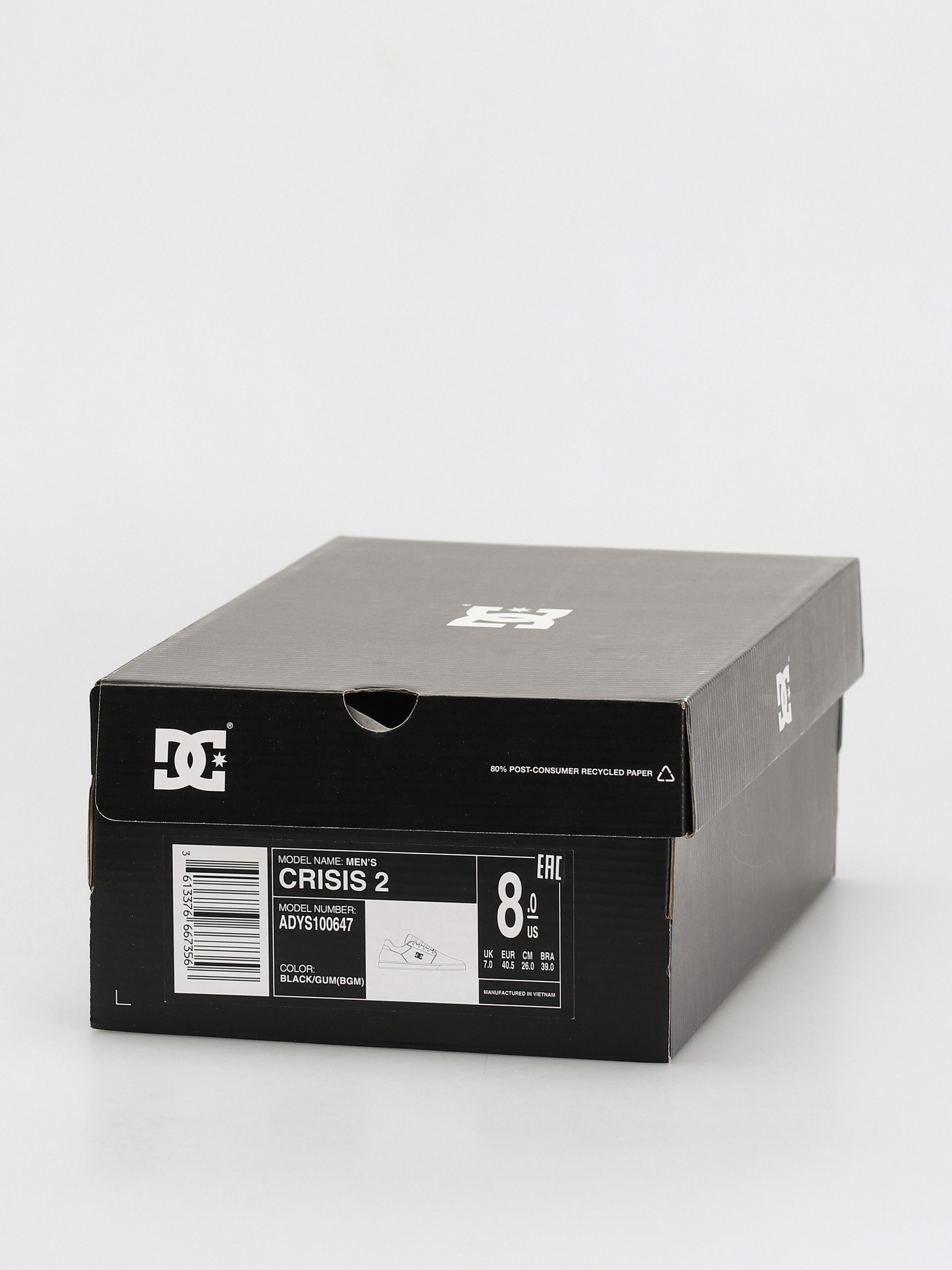 Pantofi DC Crisis 2 (black/gum)