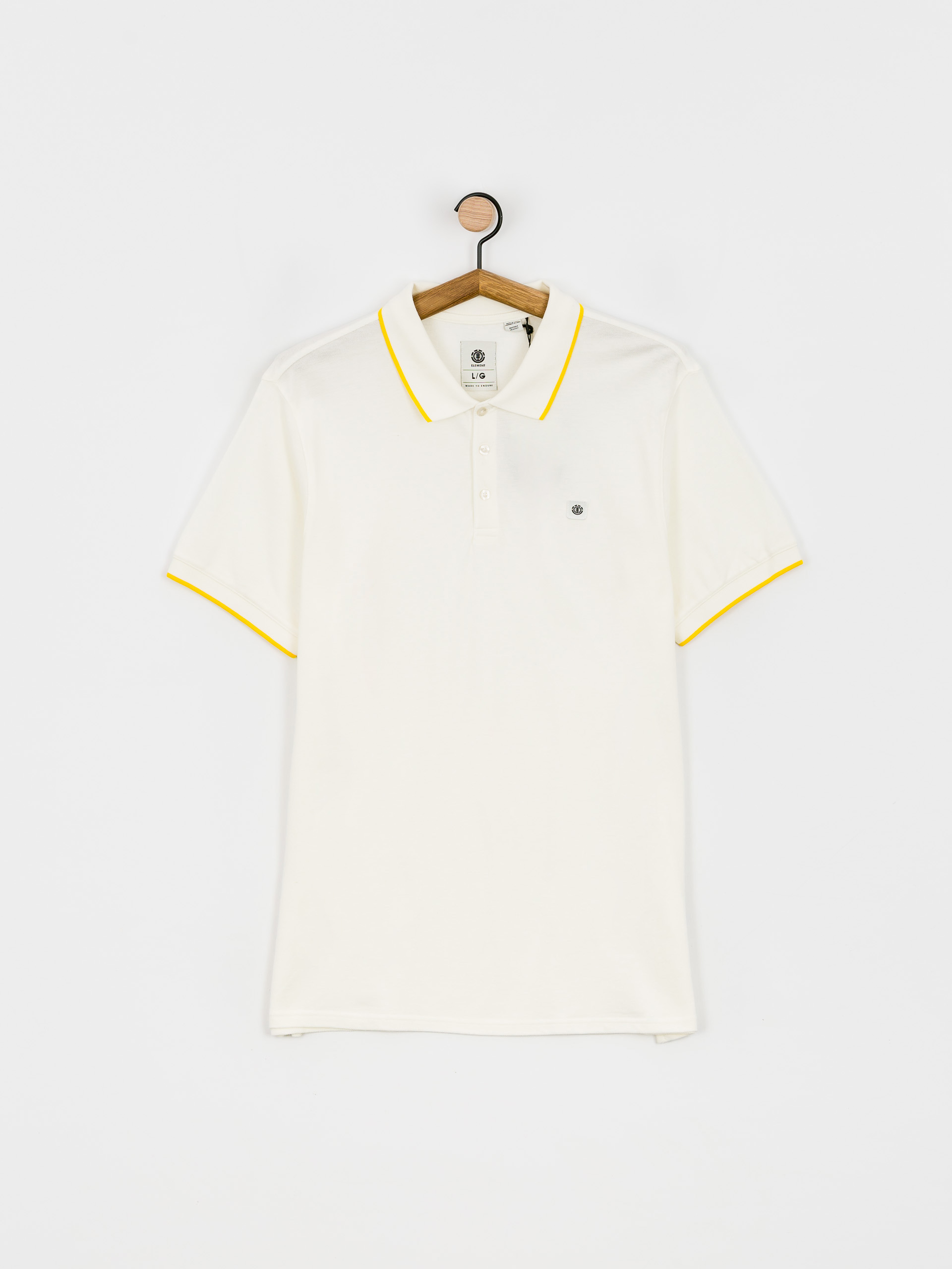 Tricou polo Element Freddie (off white)