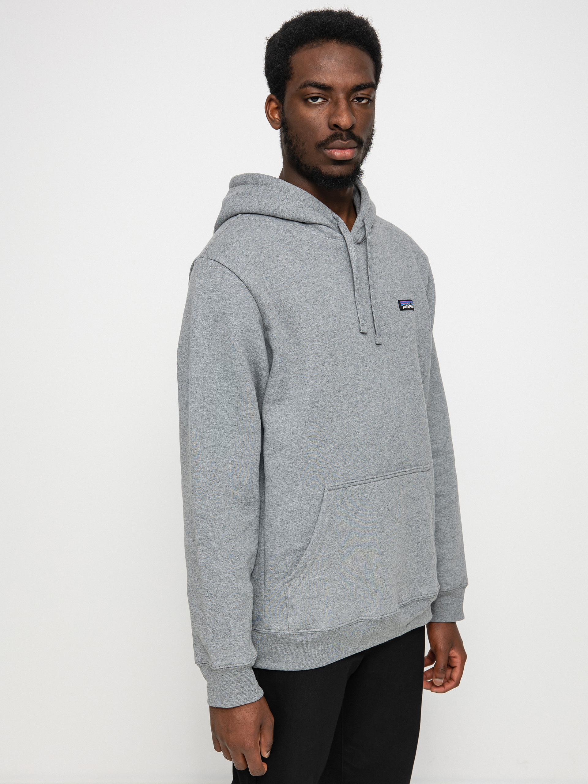 Hanorac cu glugă Patagonia Label Uprisal HD (gravel heather)