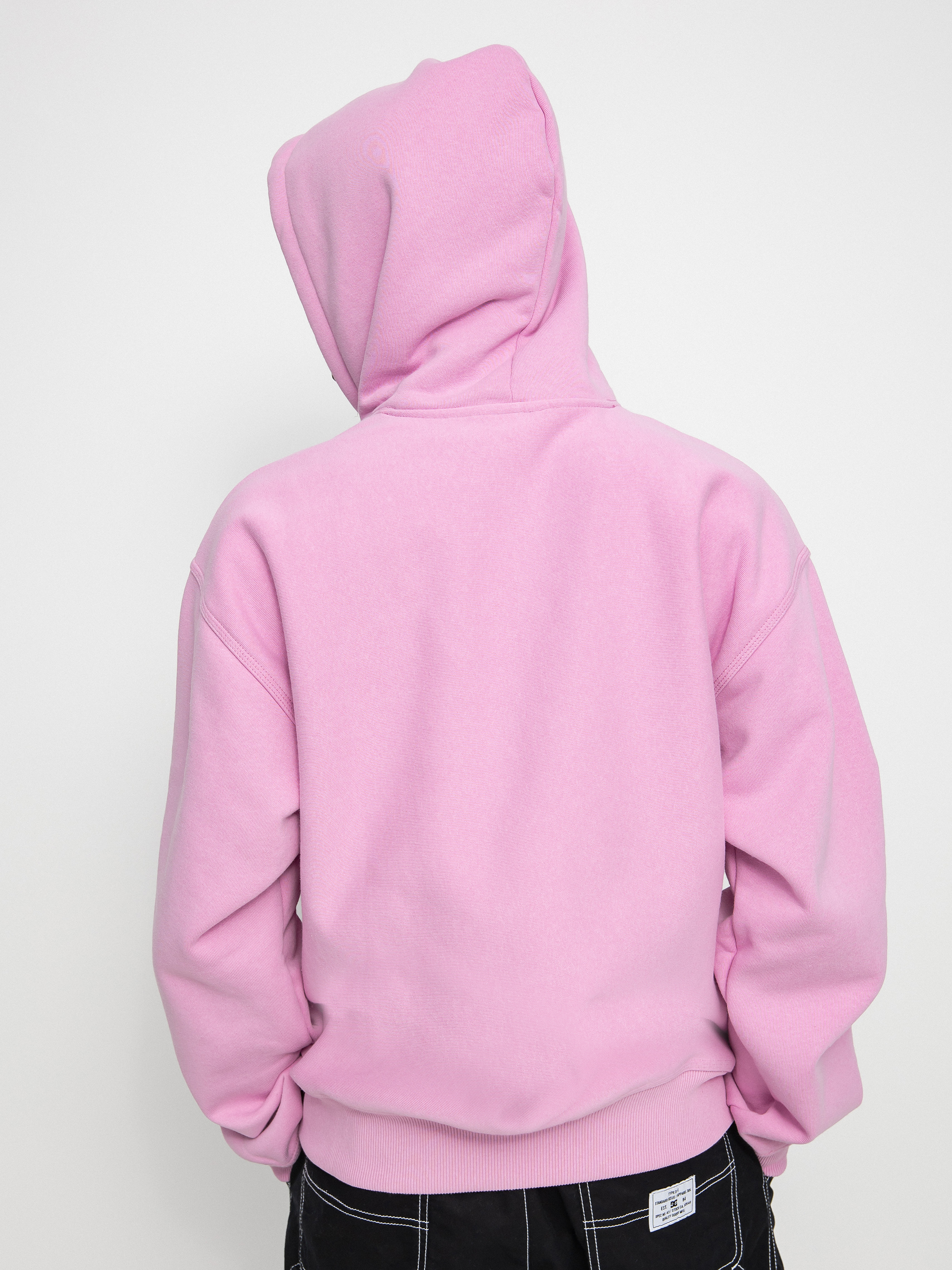 Hanorac cu glugă Stussy Basic App. HD (pink)