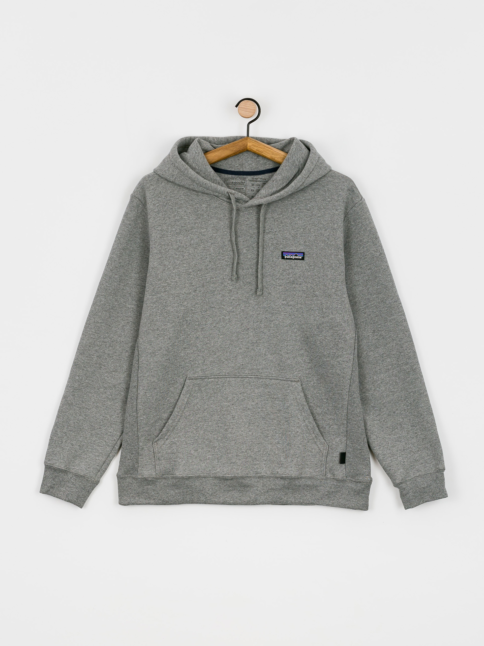 Hanorac cu glugă Patagonia Label Uprisal HD (gravel heather)