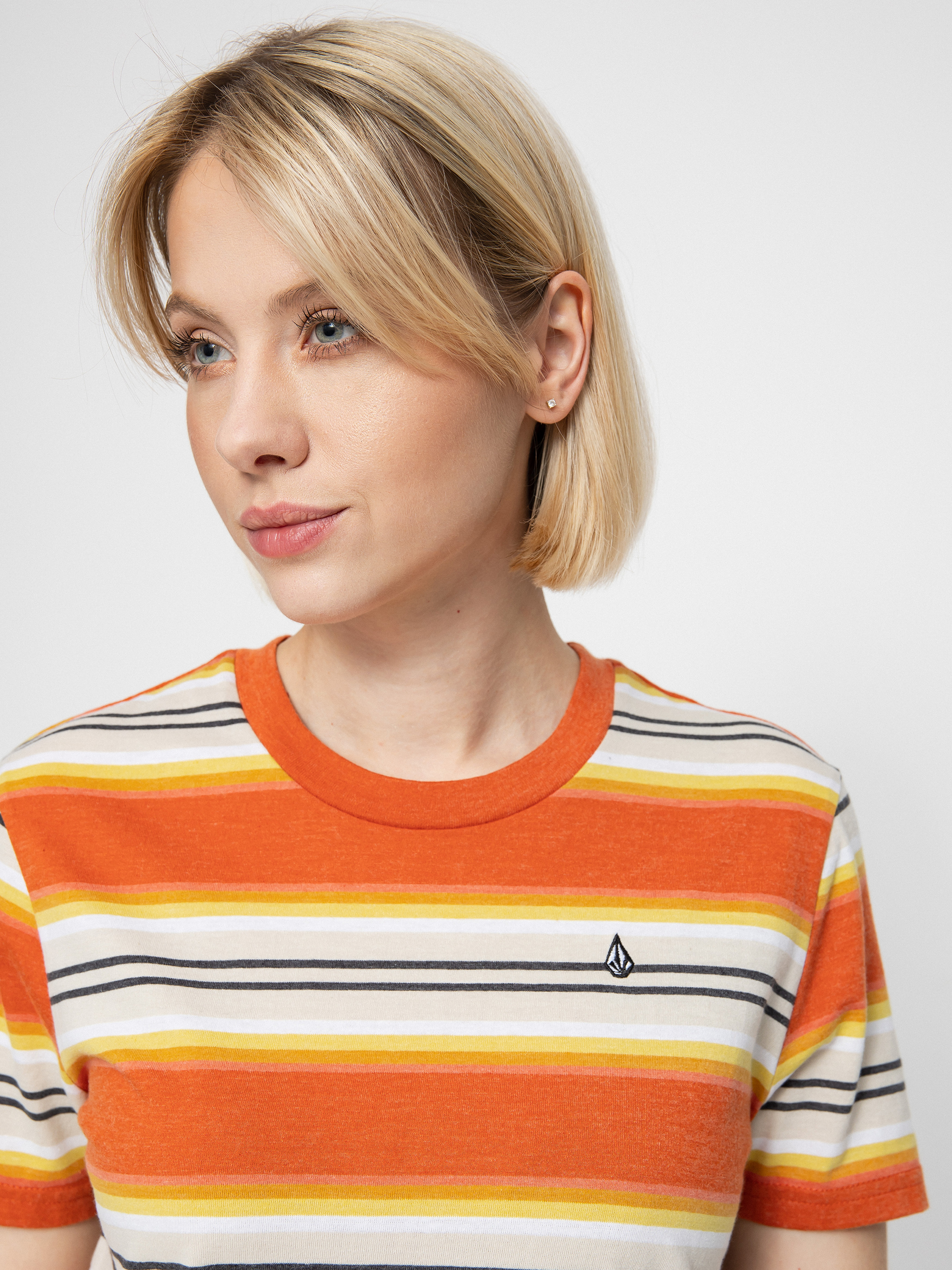 Tricou Volcom Site Linez Wmn (rust)