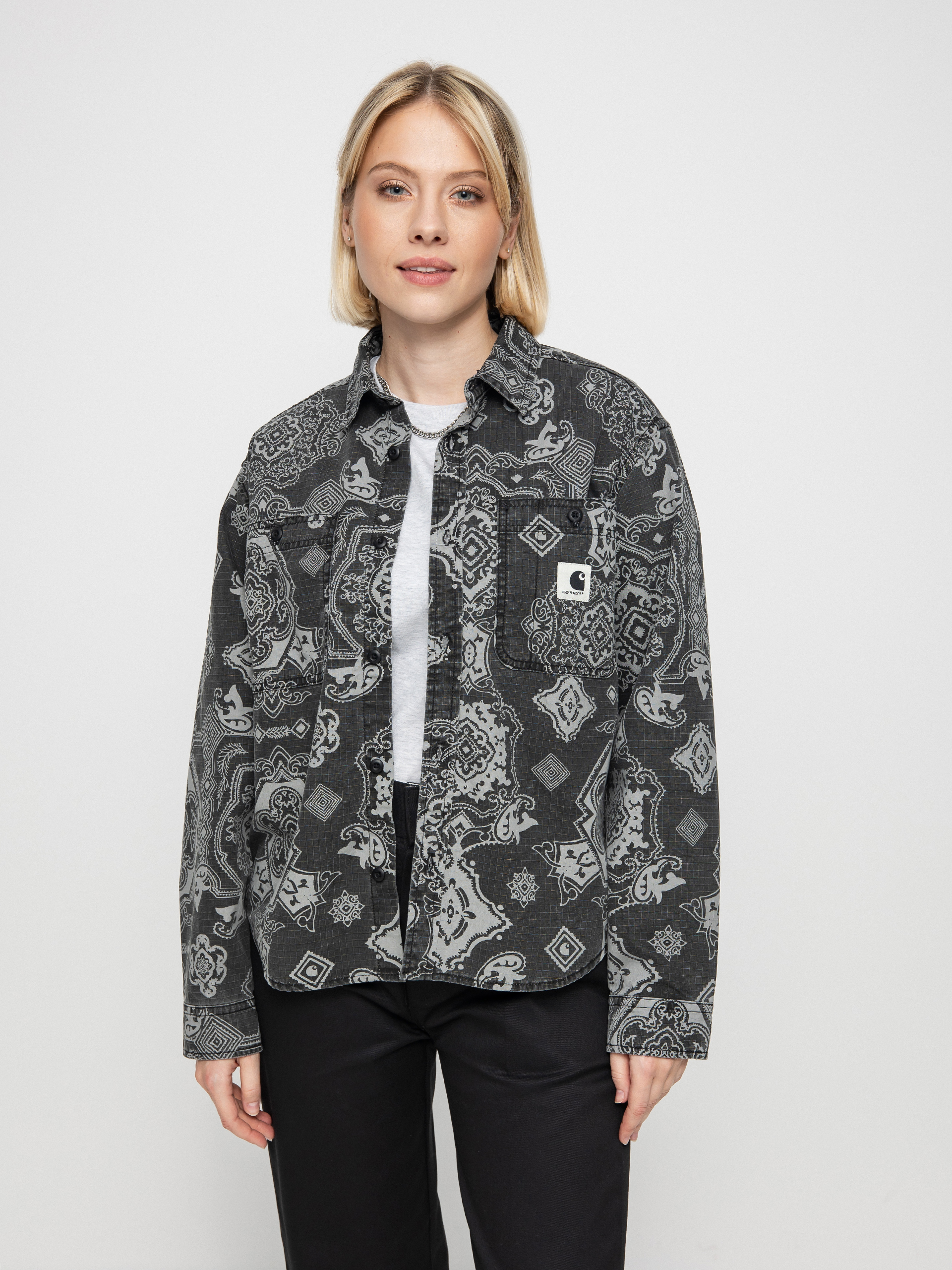 Cămașă Carhartt WIP Verse Wmn (verse print/black)