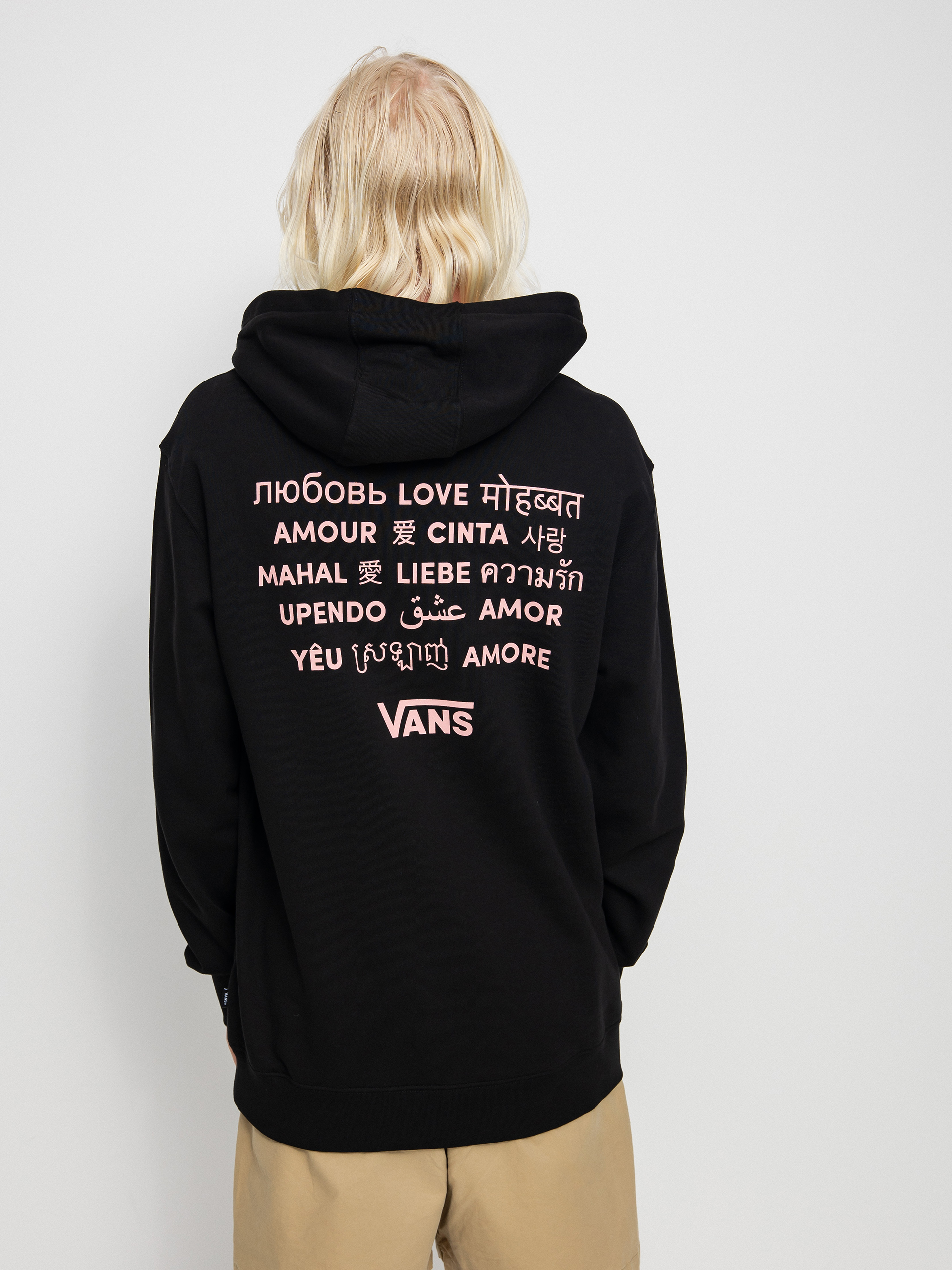 Hanorac cu glugă Vans Pride HD (black)