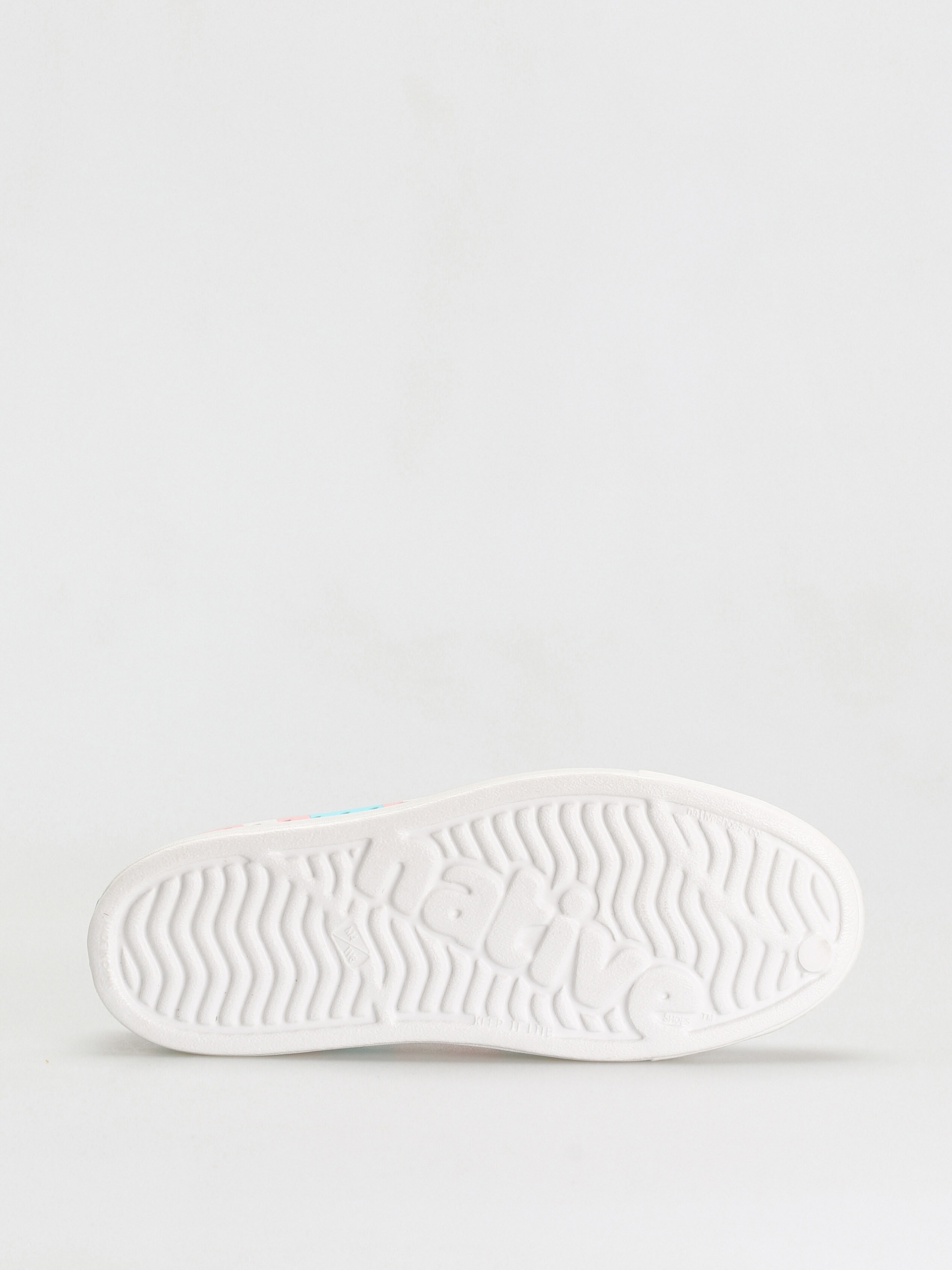 Pantofi Native Jefferson Print (shell white/shell white/pastel multi stripe)