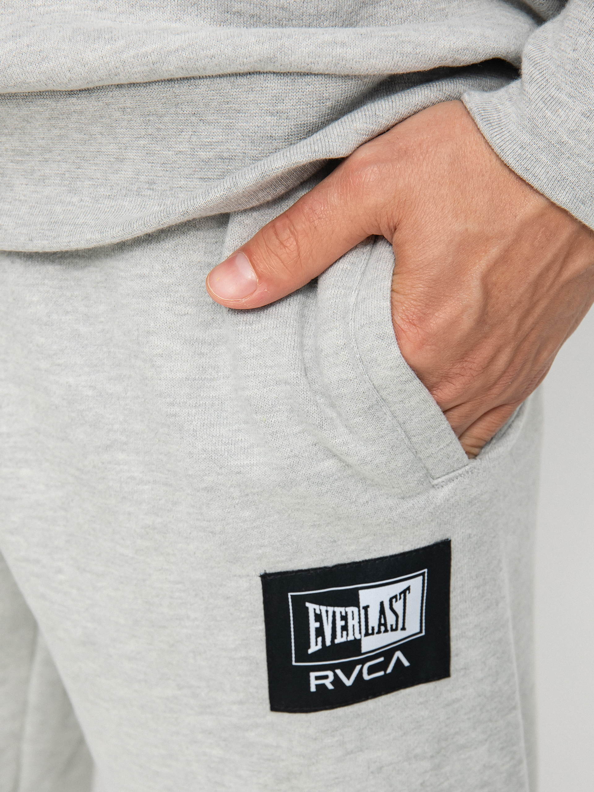Pantaloni RVCA Everlast (heather grey)