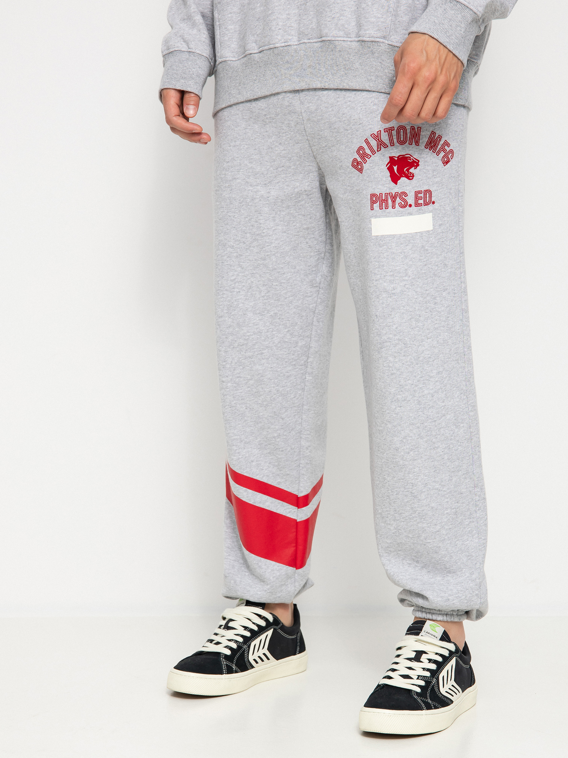 Pantaloni Brixton Phys. Ed. Sweatpant (heather grey)