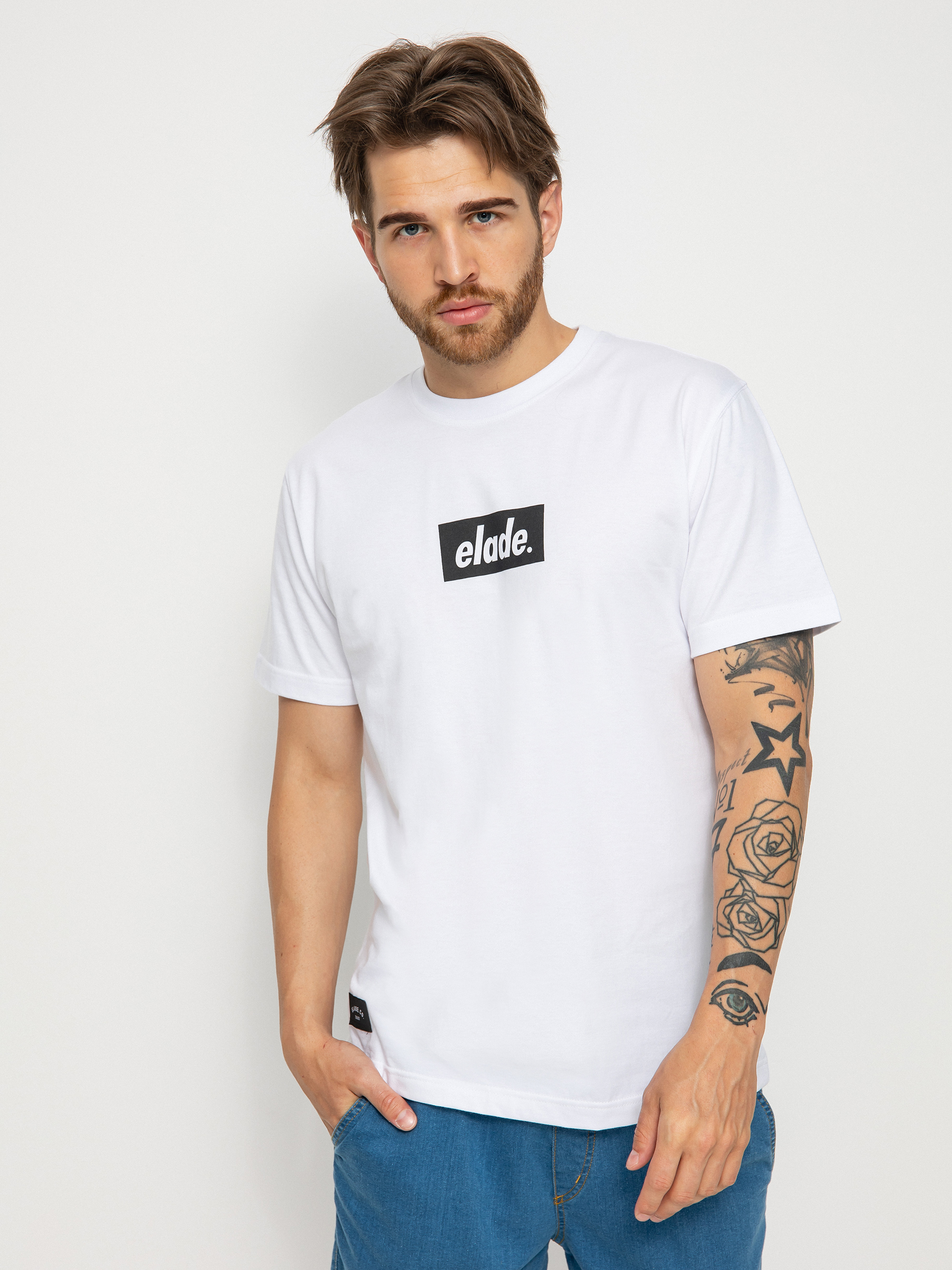 Tricou Elade Box Logo (white)