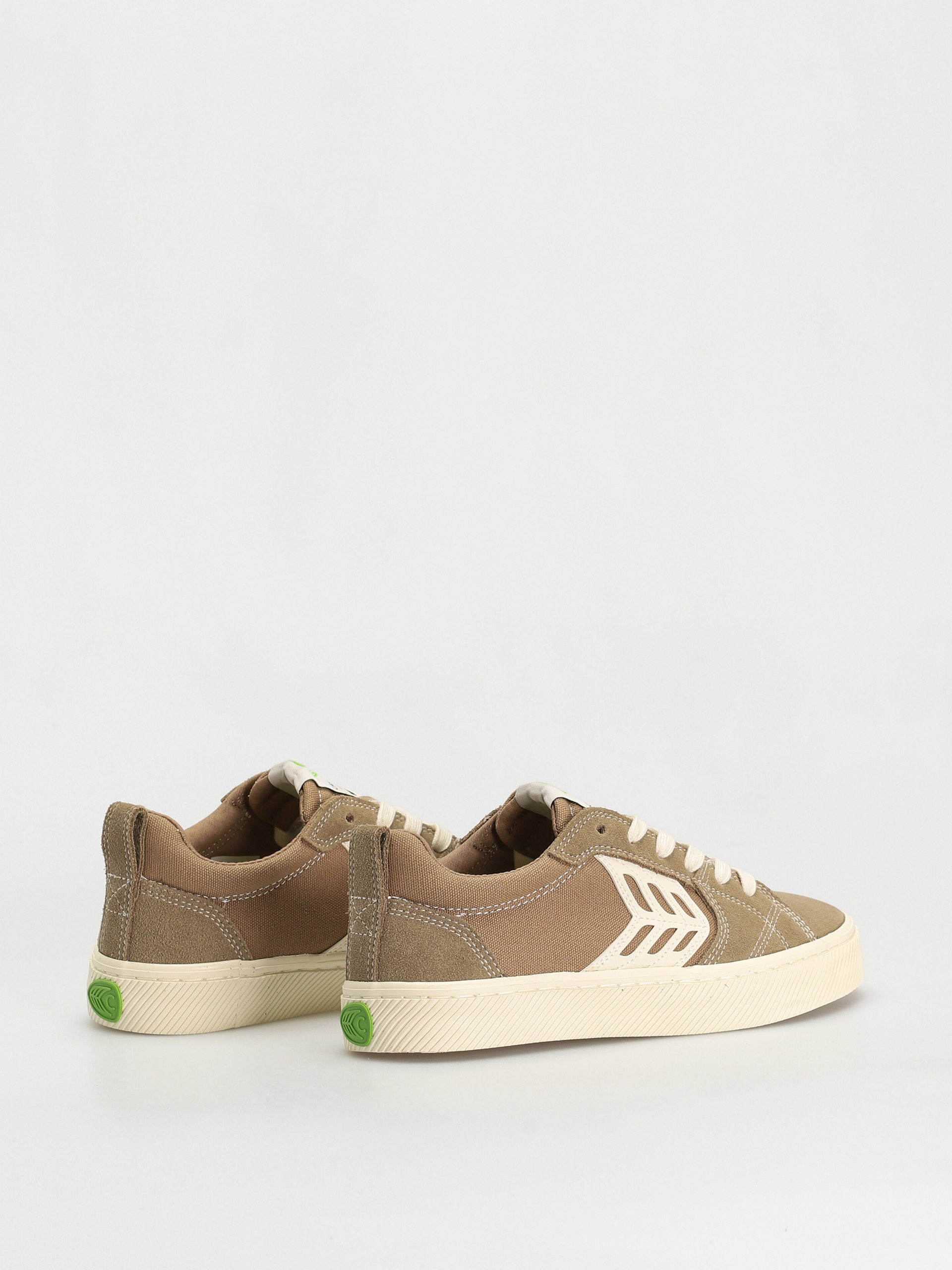 Pantofi Cariuma Catiba Pro (burnt sand suede and canvas contrast thread ivory logo)