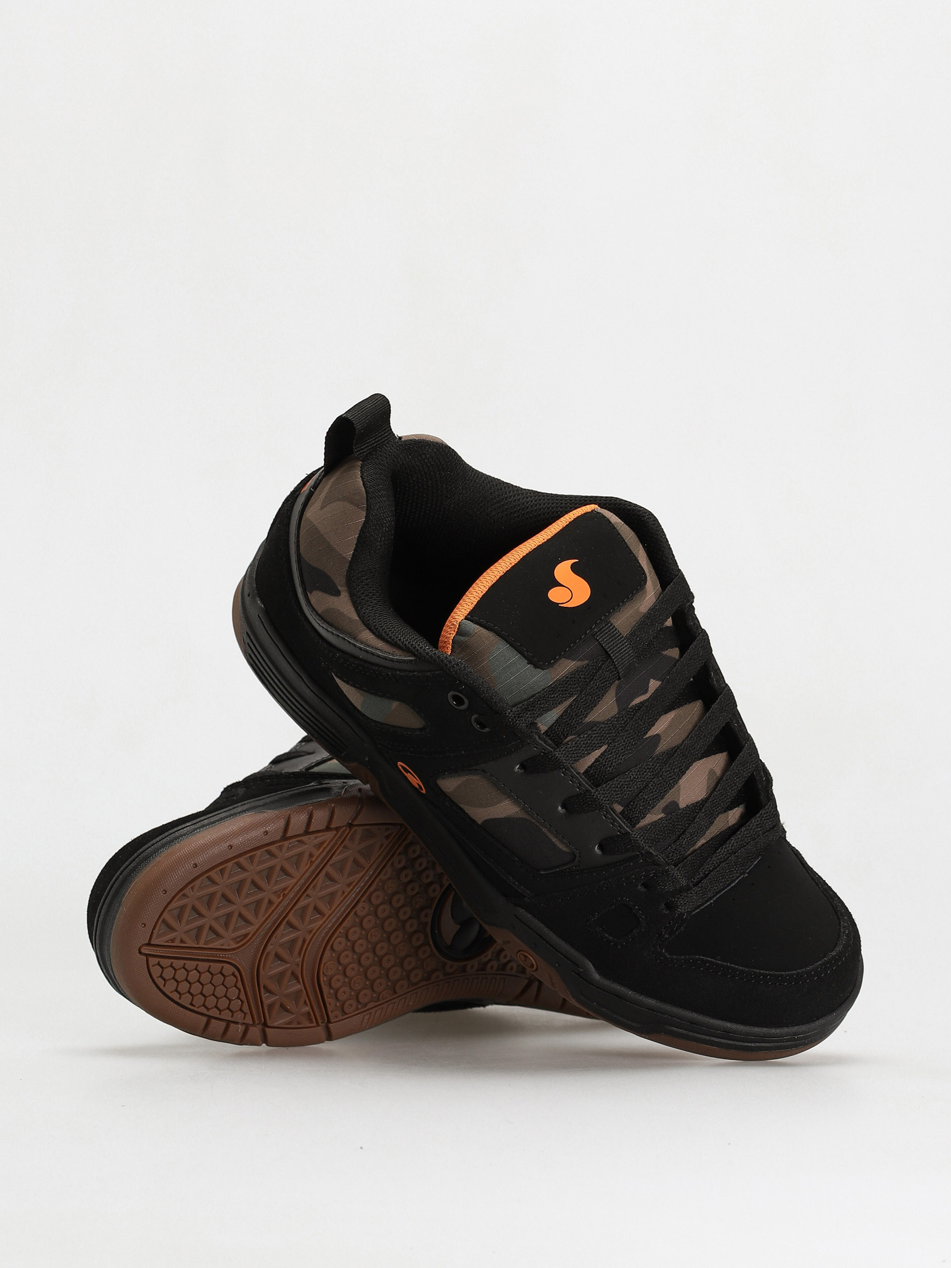 Pantofi DVS Gambol (black camo orange nubuck)