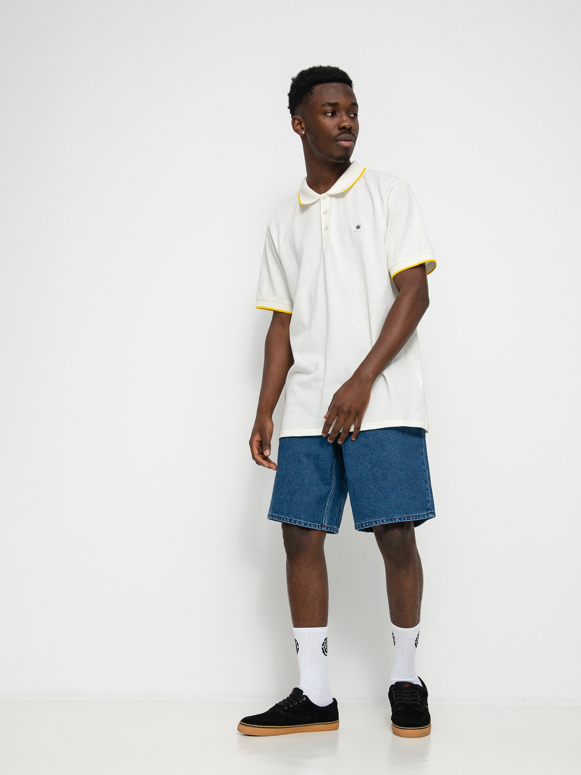 Tricou polo Element Freddie (off white)