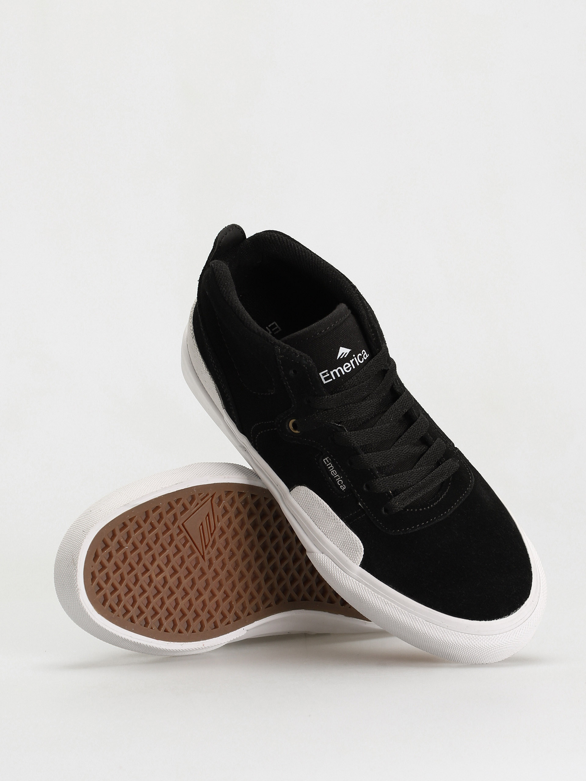 Pantofi Emerica Pillar Youth (black/white/gold)