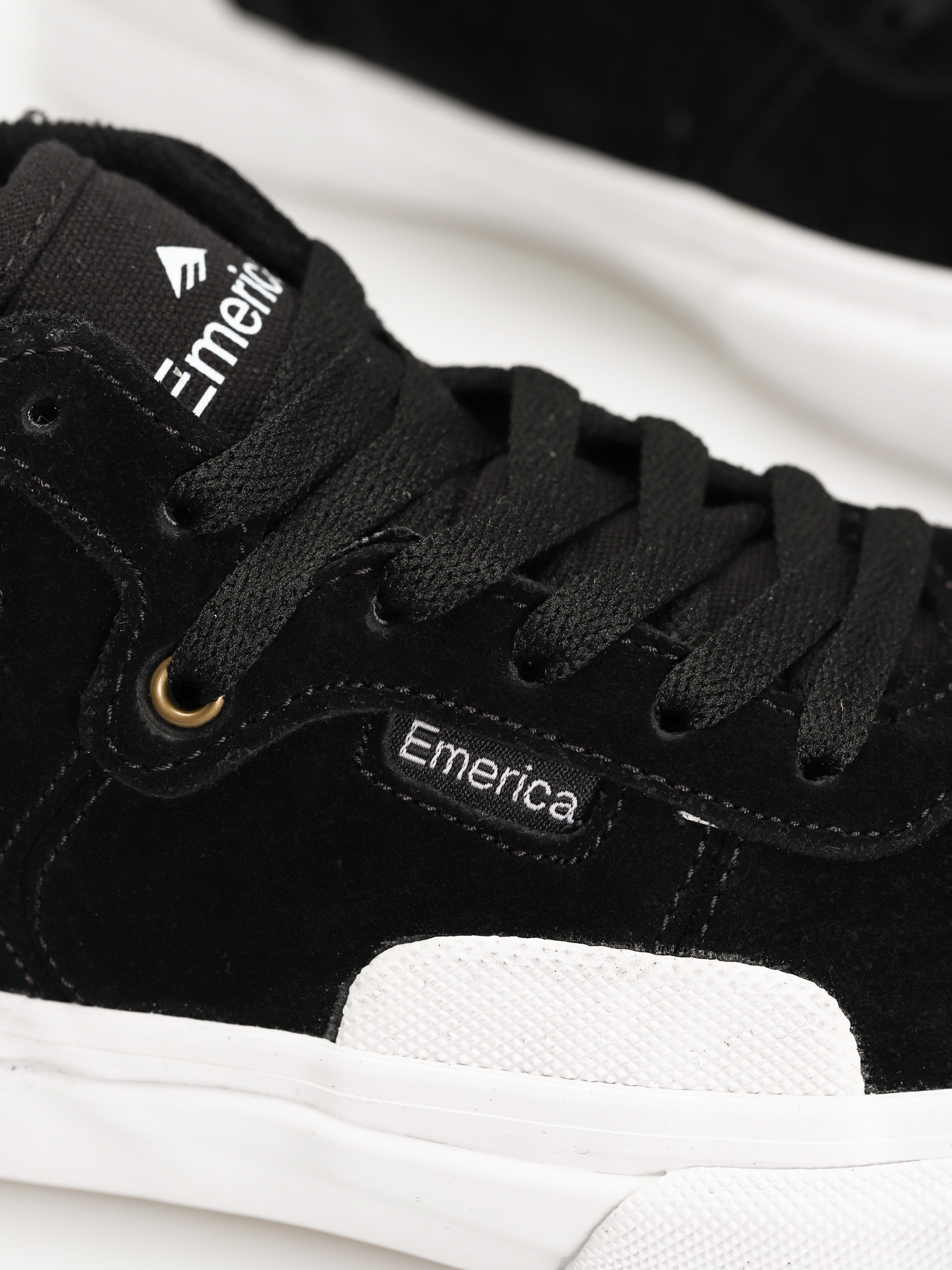 Pantofi Emerica Pillar Youth (black/white/gold)