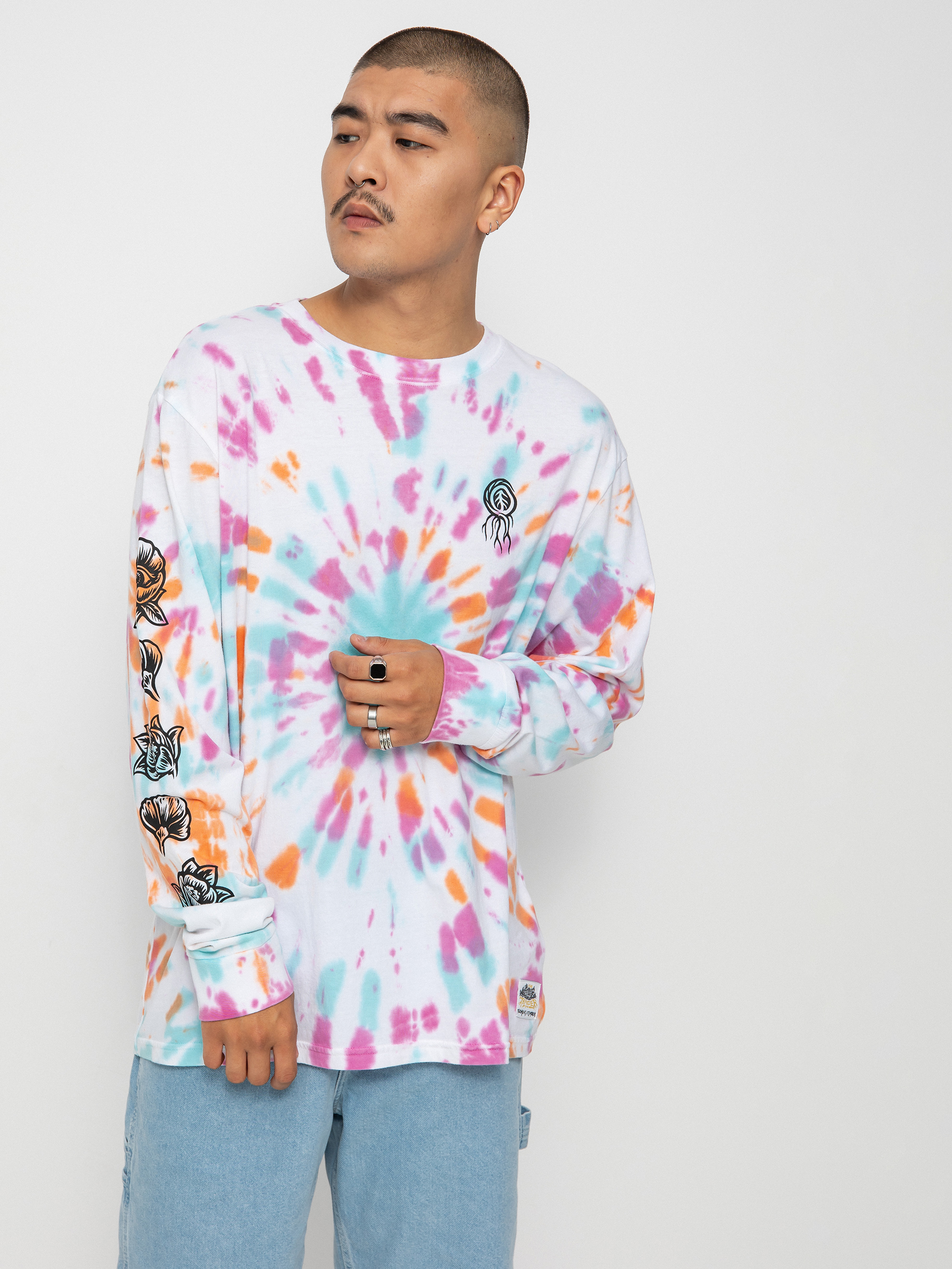 Longsleeve Element Bloom (festivalfuchsia)