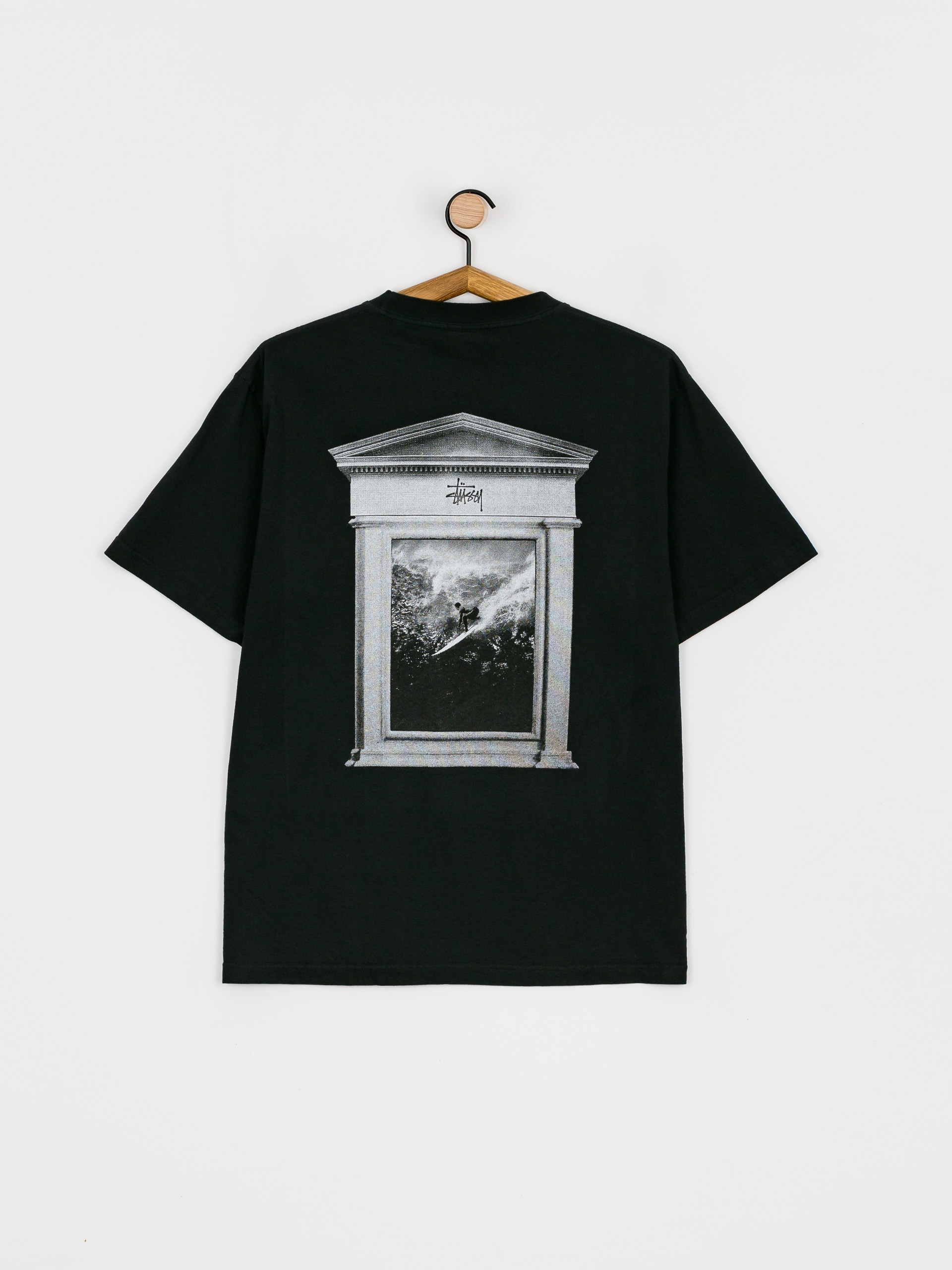 Tricou Stussy Surf Tomb Pig. Dyed (black)