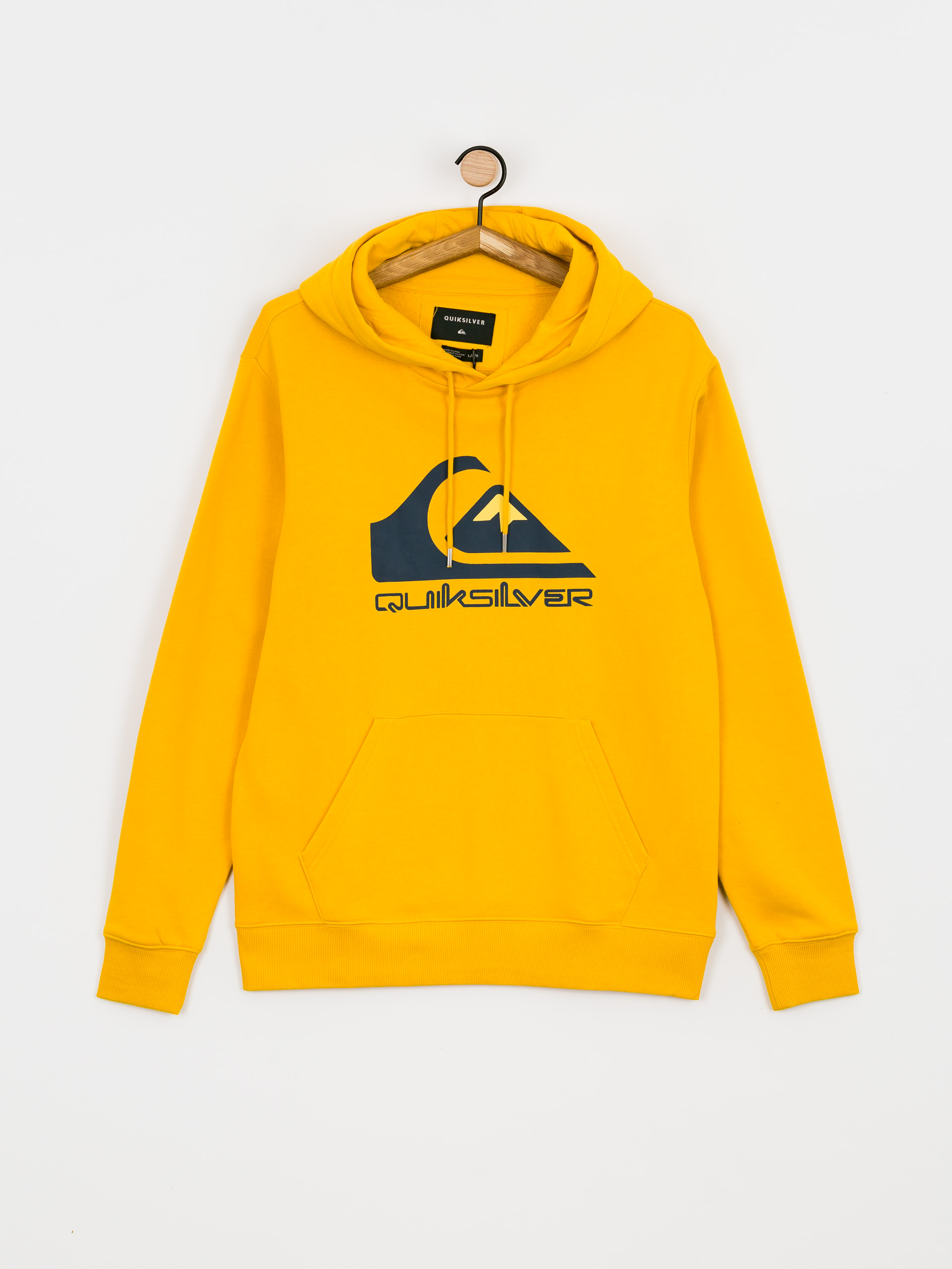 Hanorac cu glugă Quiksilver Big Logo HD (golden rod)