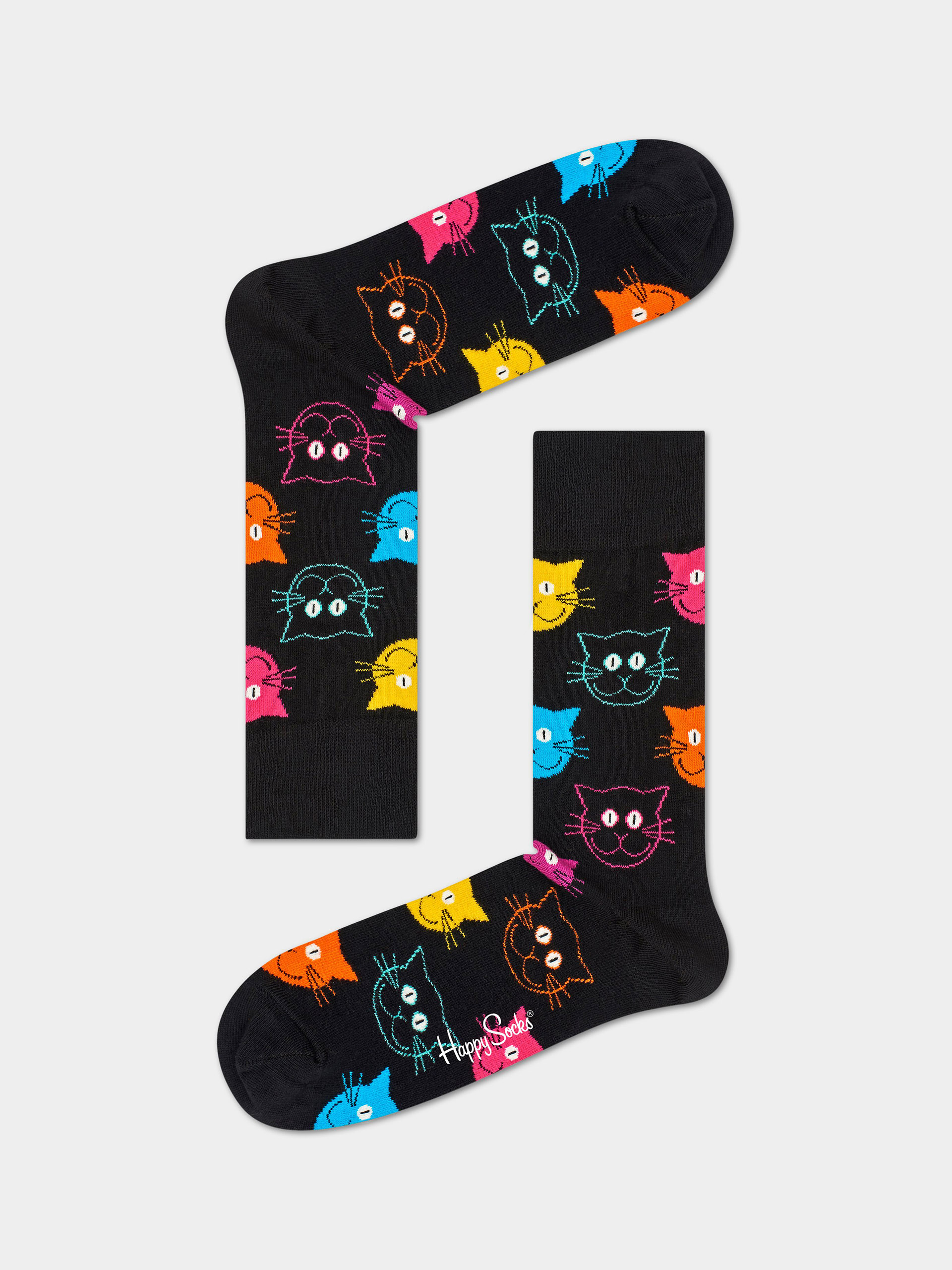 Șosete Happy Socks Cat (black)