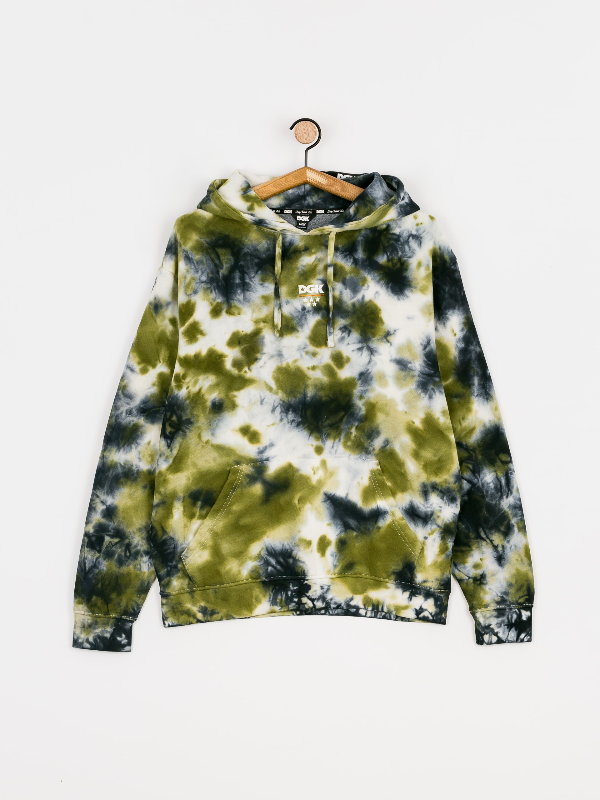 Hanorac cu glugă DGK Low Drip Custom HD (camo wash)