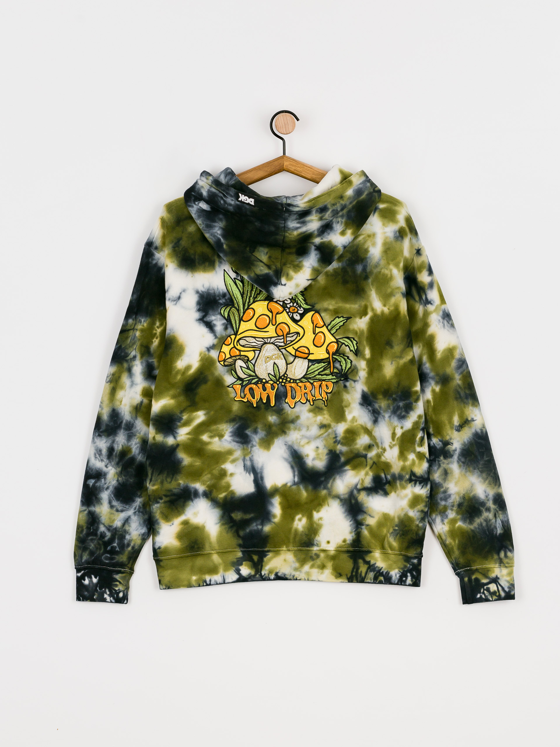 Hanorac cu glugă DGK Low Drip Custom HD (camo wash)