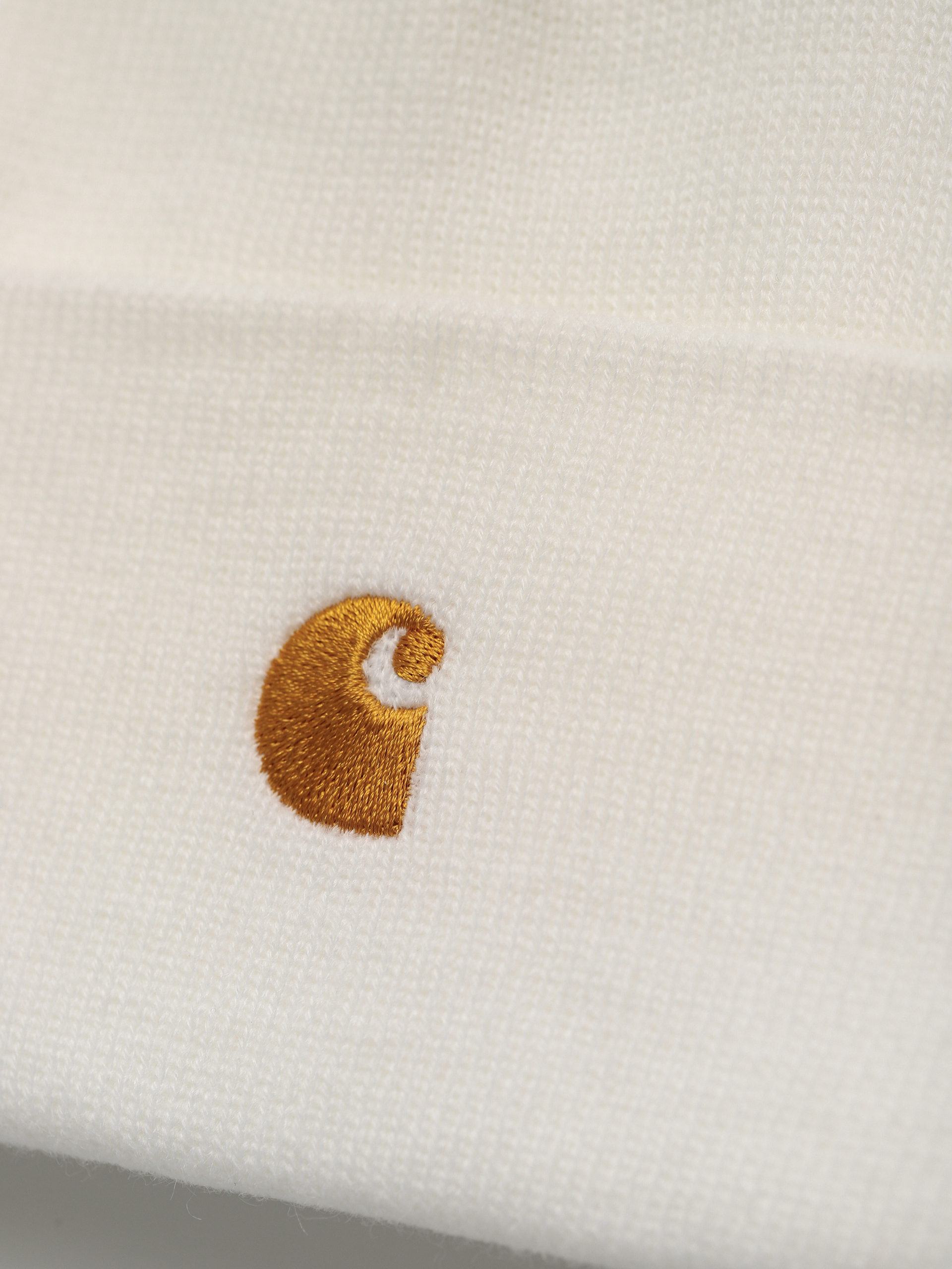 Căciulă Carhartt WIP Chase (white/gold)