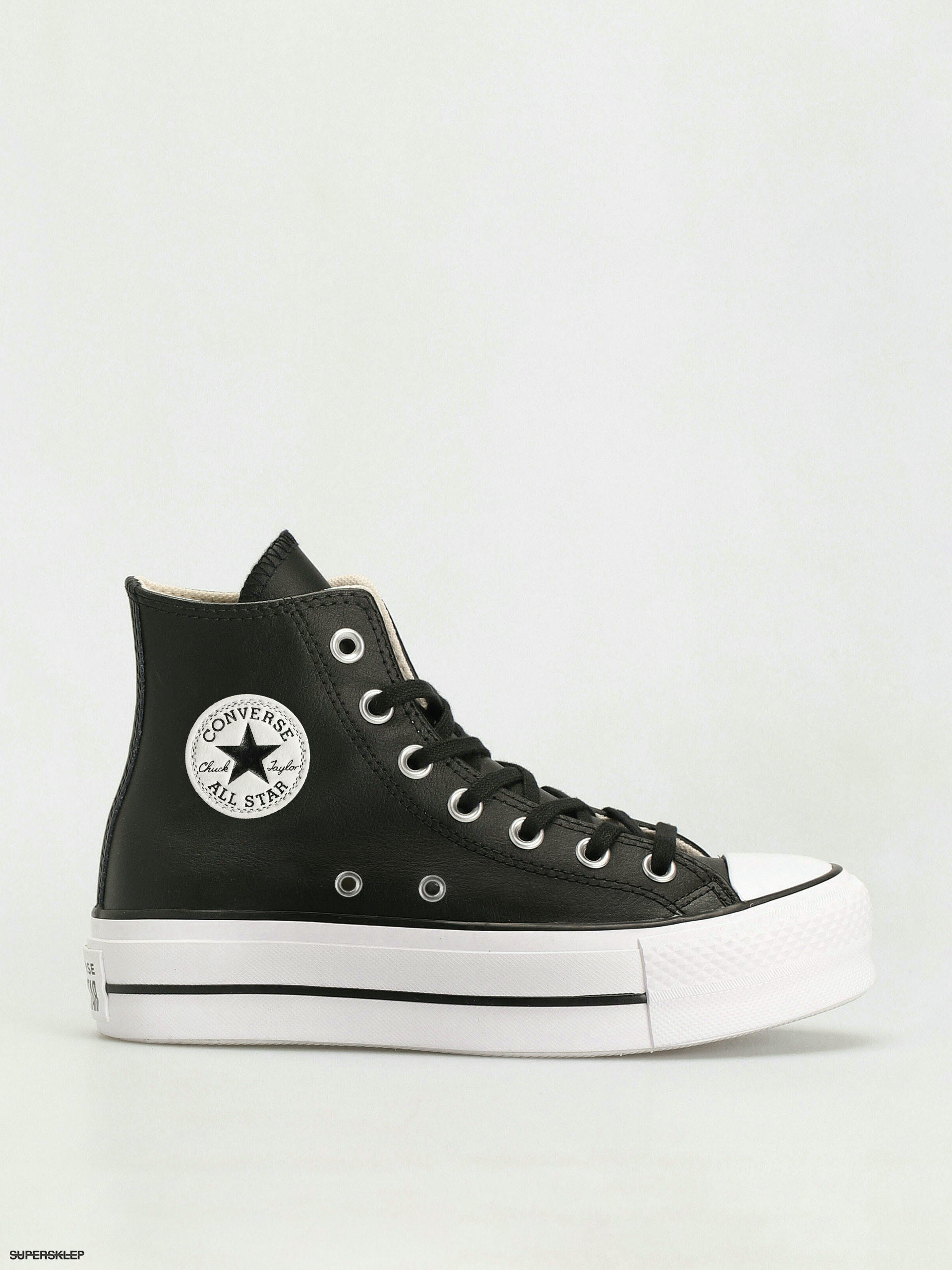 Teni i Converse Chuck Taylor All Star Lift Hi Wmn black black white