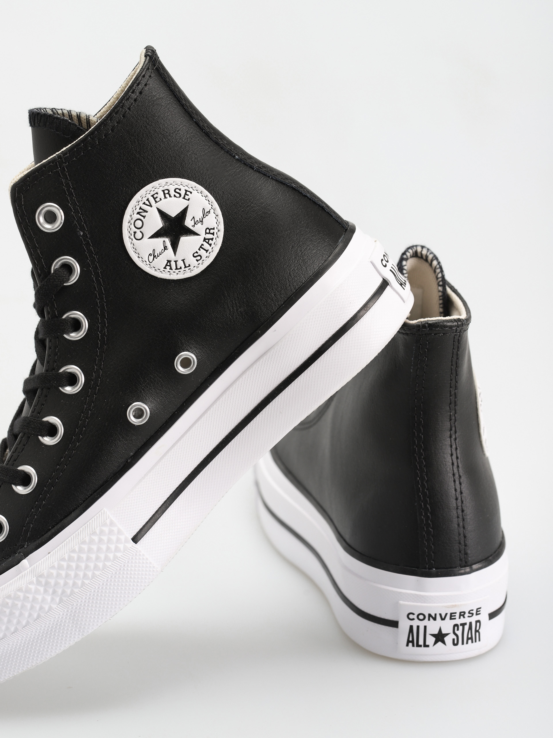Teniși Converse Chuck Taylor All Star Lift Hi Wmn (black/black/white)