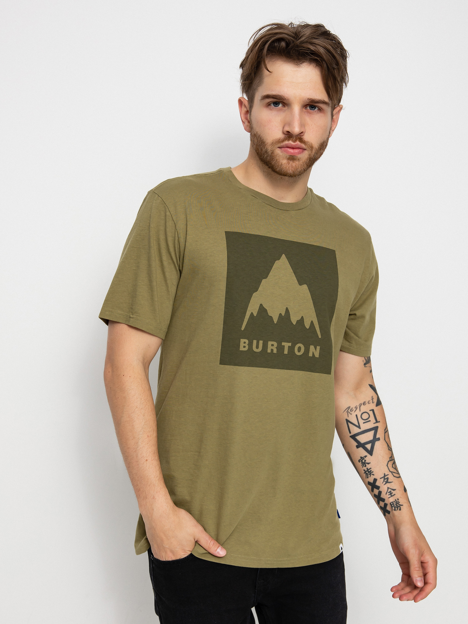 Tricou Burton Classic Mountain High (martini olive)