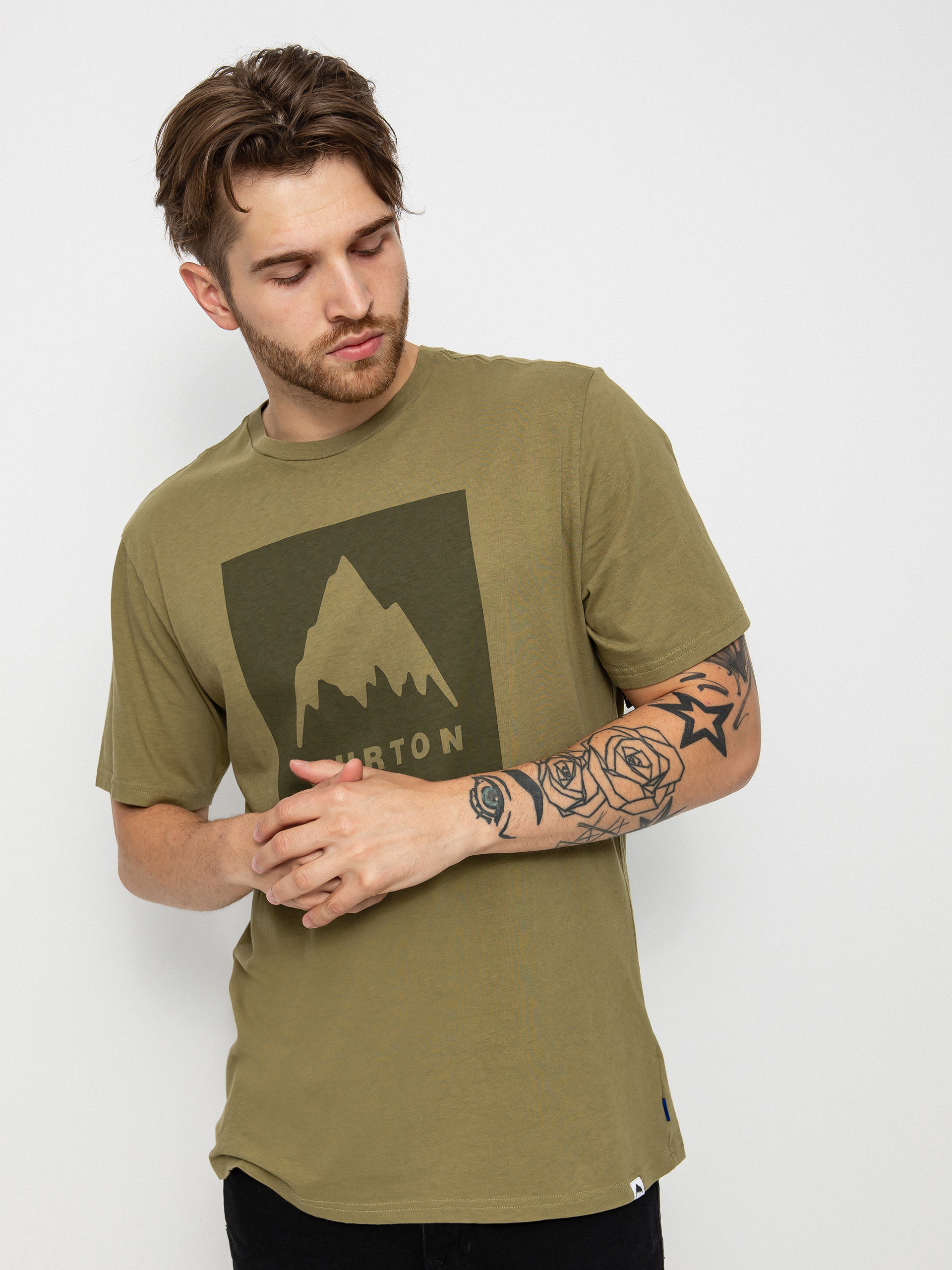 Tricou Burton Classic Mountain High (martini olive)