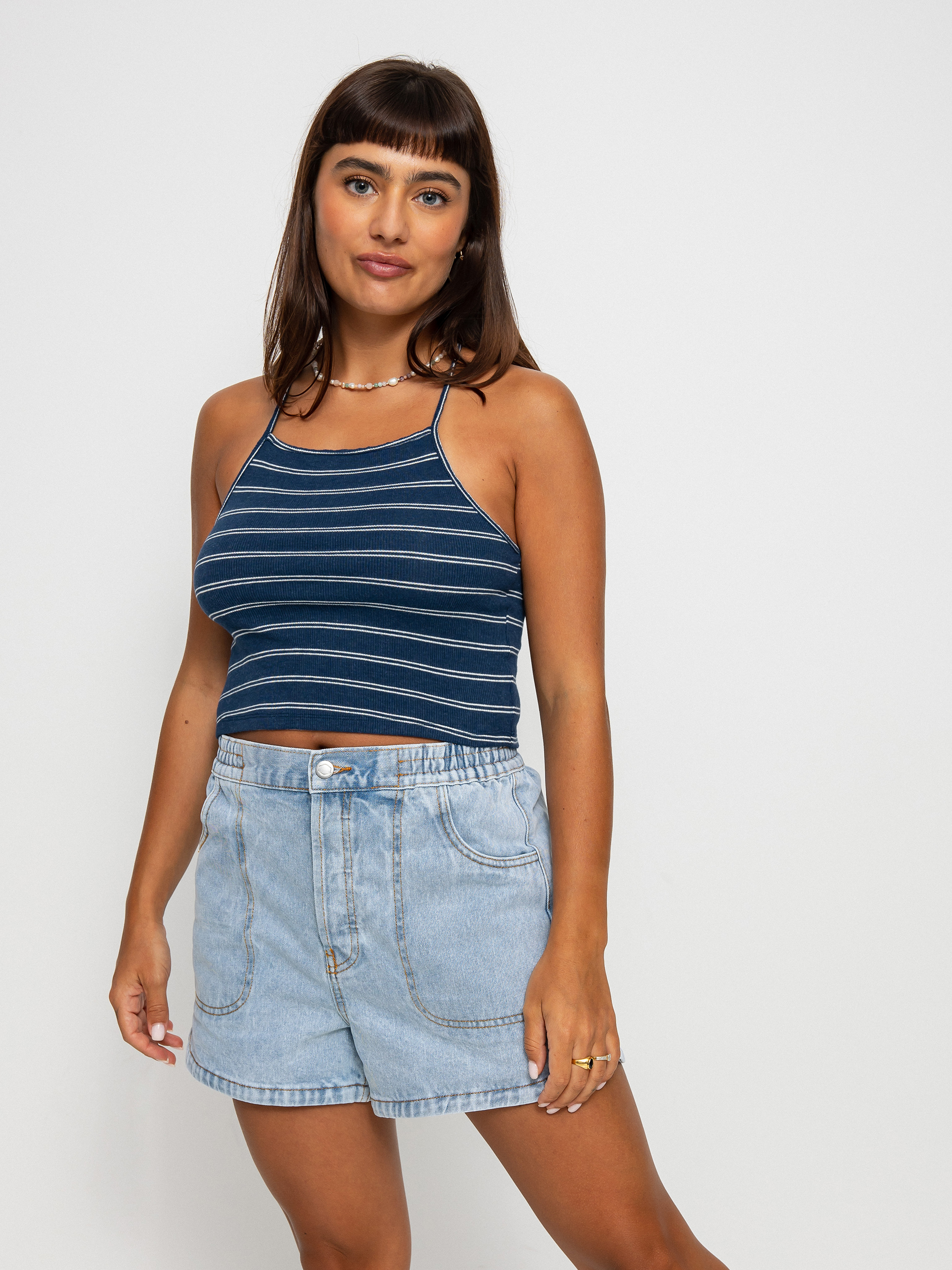 Tricou RVCA Koszulka Hat Trick Wmn (ink)