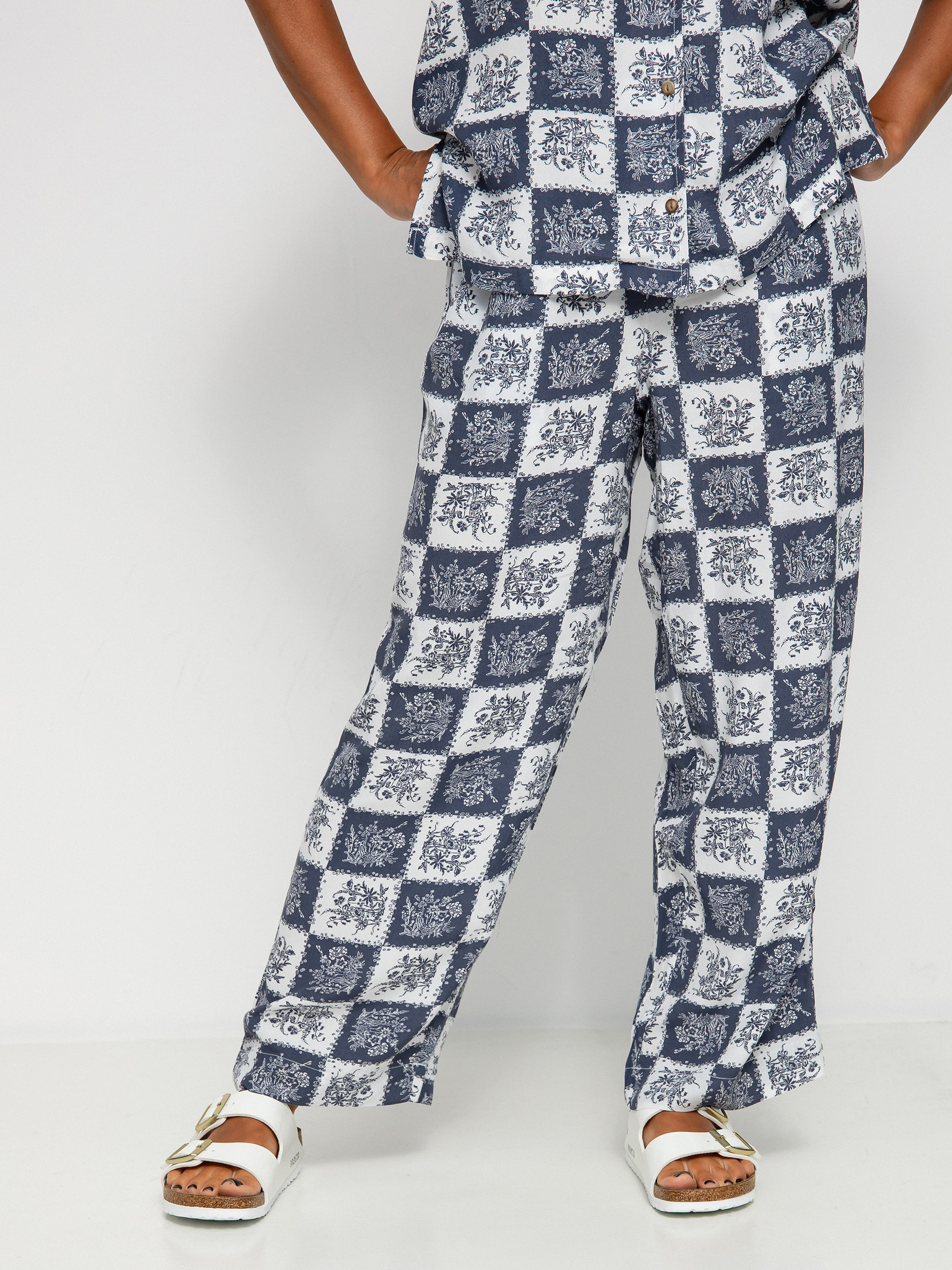 Pantaloni Brixton Patchwork Crop Pant Wmn (joe blue)