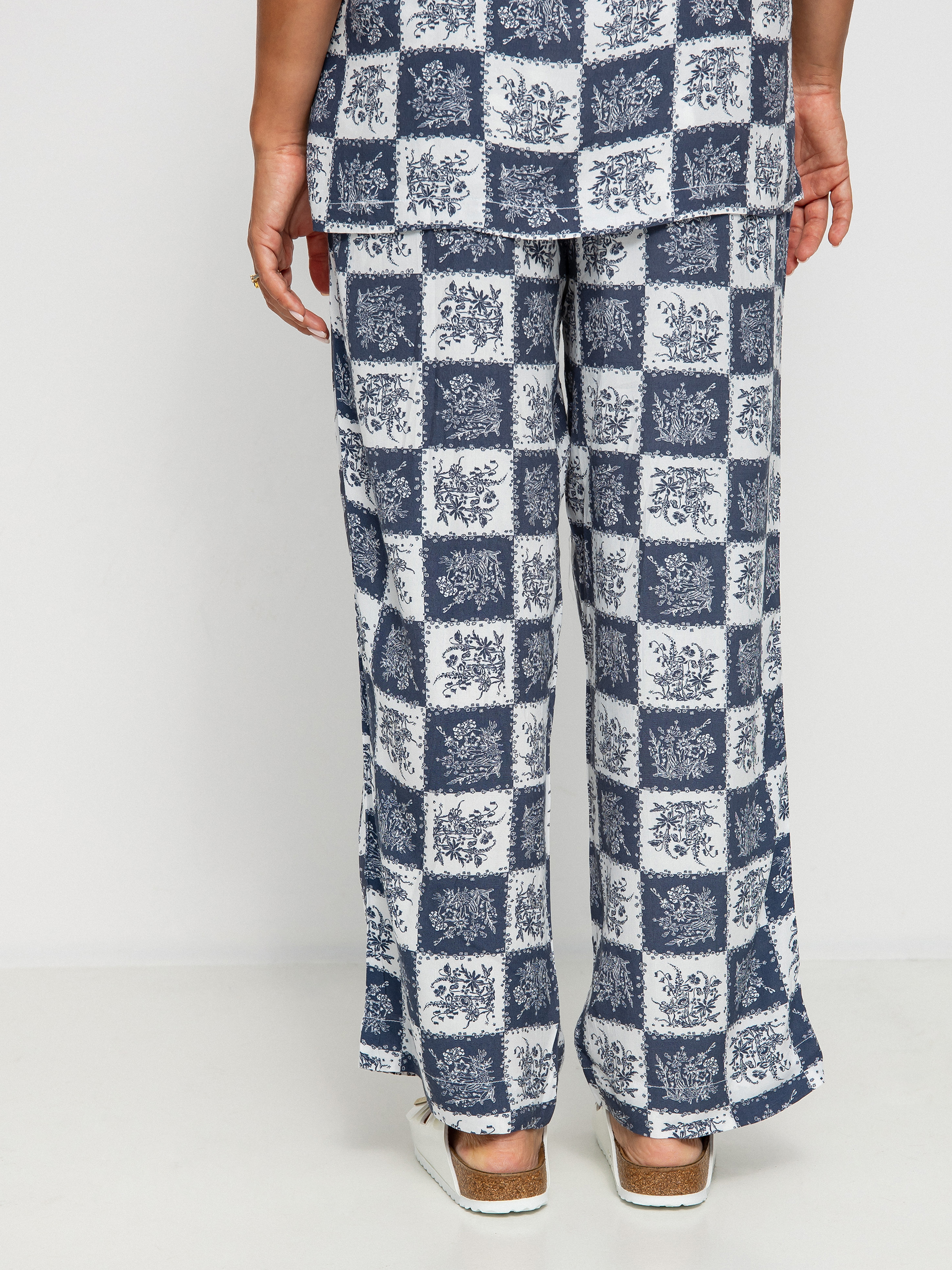 Pantaloni Brixton Patchwork Crop Pant Wmn (joe blue)