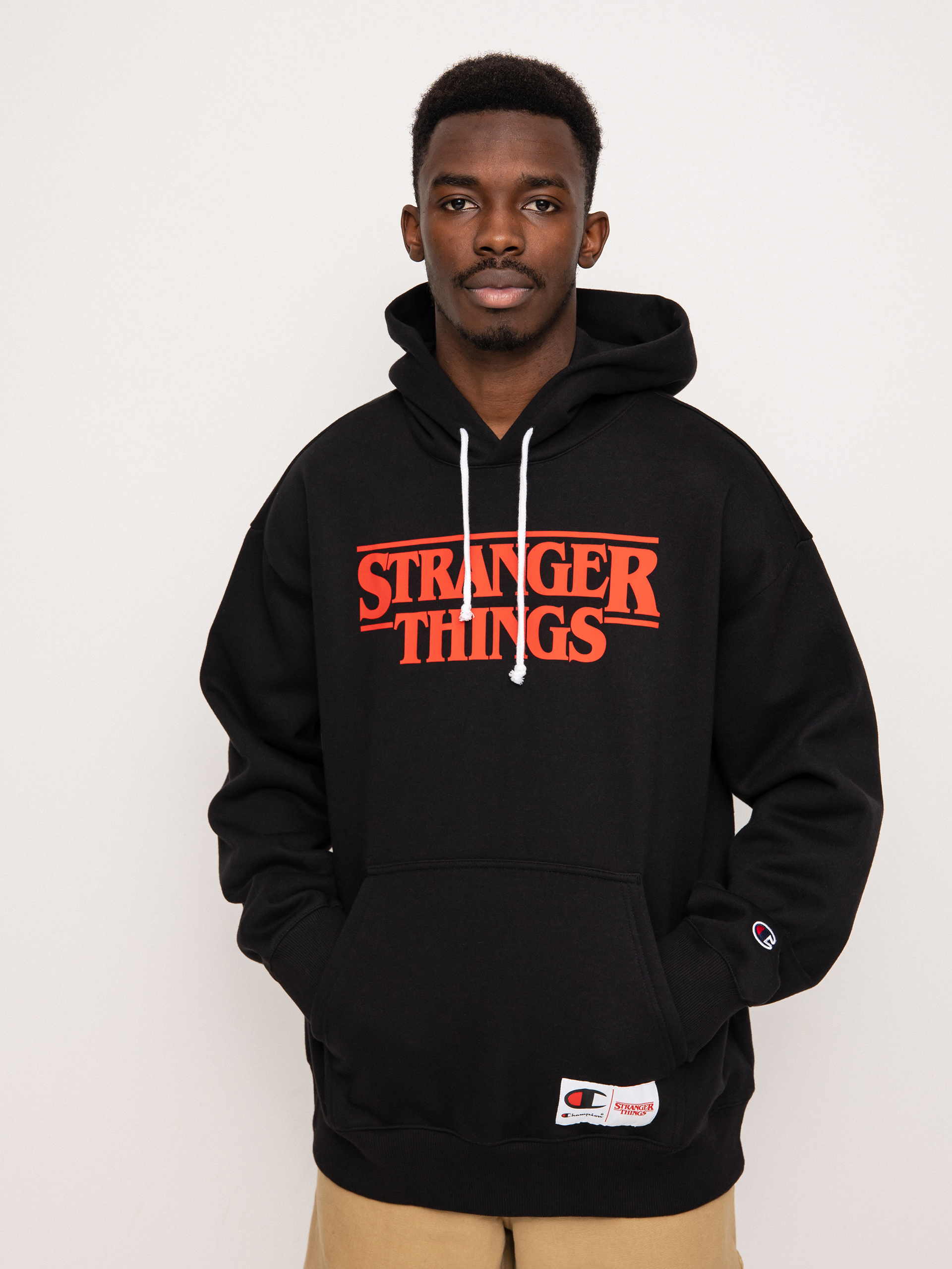 Hanorac cu glugă Champion X Stranger Things Hooded Sweatshirt 217780 HD (nbk)