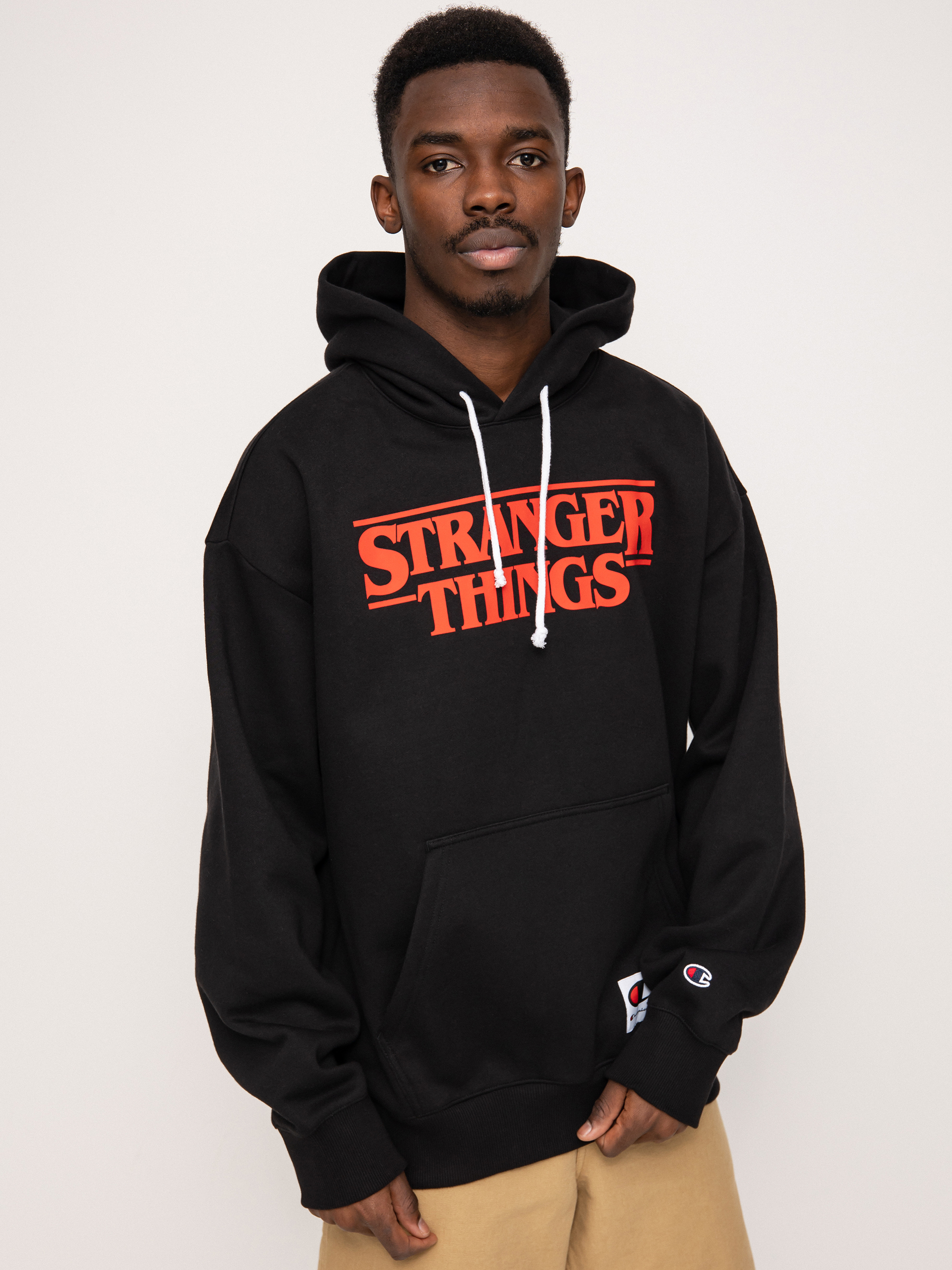 Hanorac cu glugă Champion X Stranger Things Hooded Sweatshirt 217780 HD (nbk)