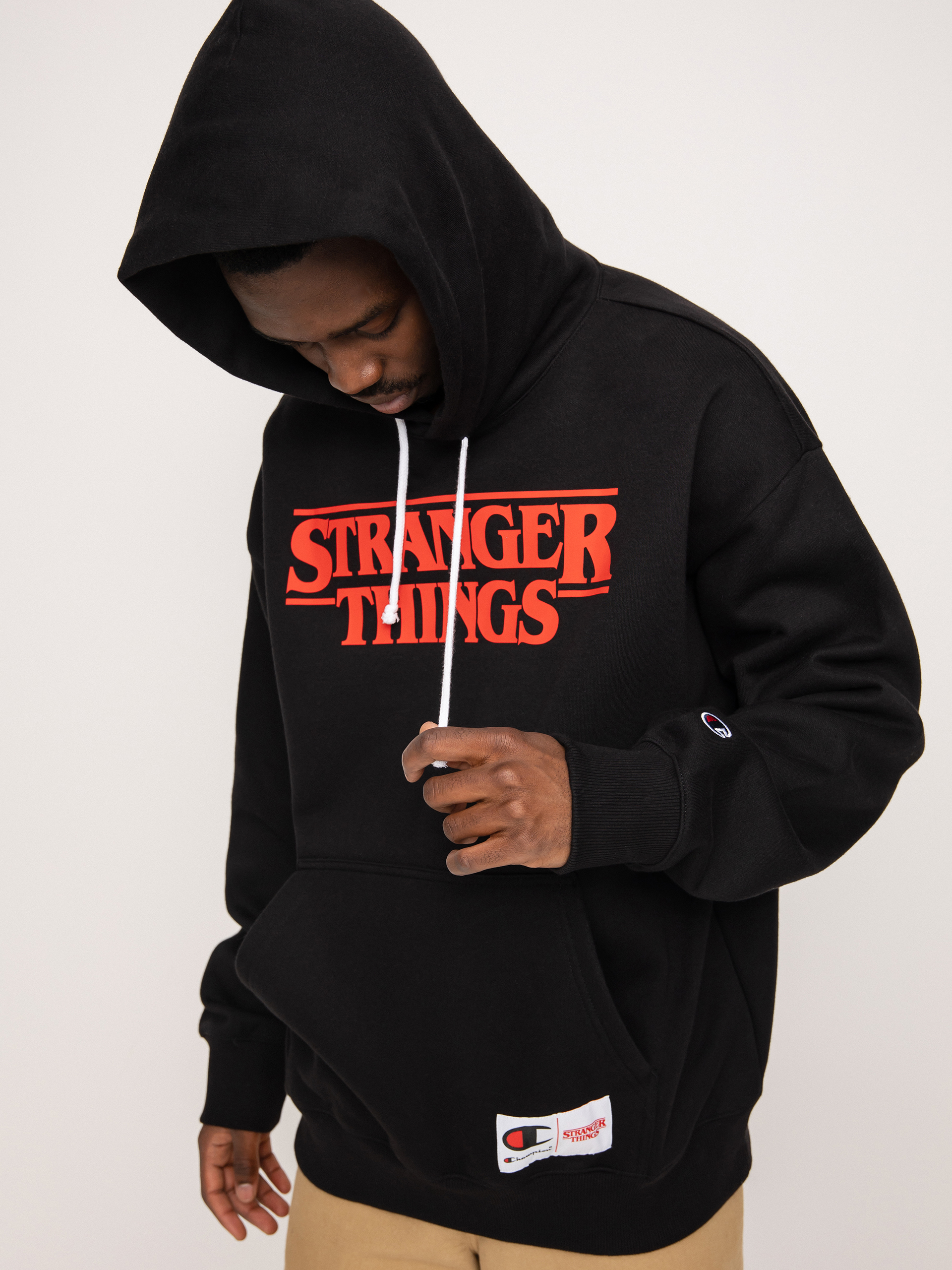Hanorac cu glugă Champion X Stranger Things Hooded Sweatshirt 217780 HD (nbk)