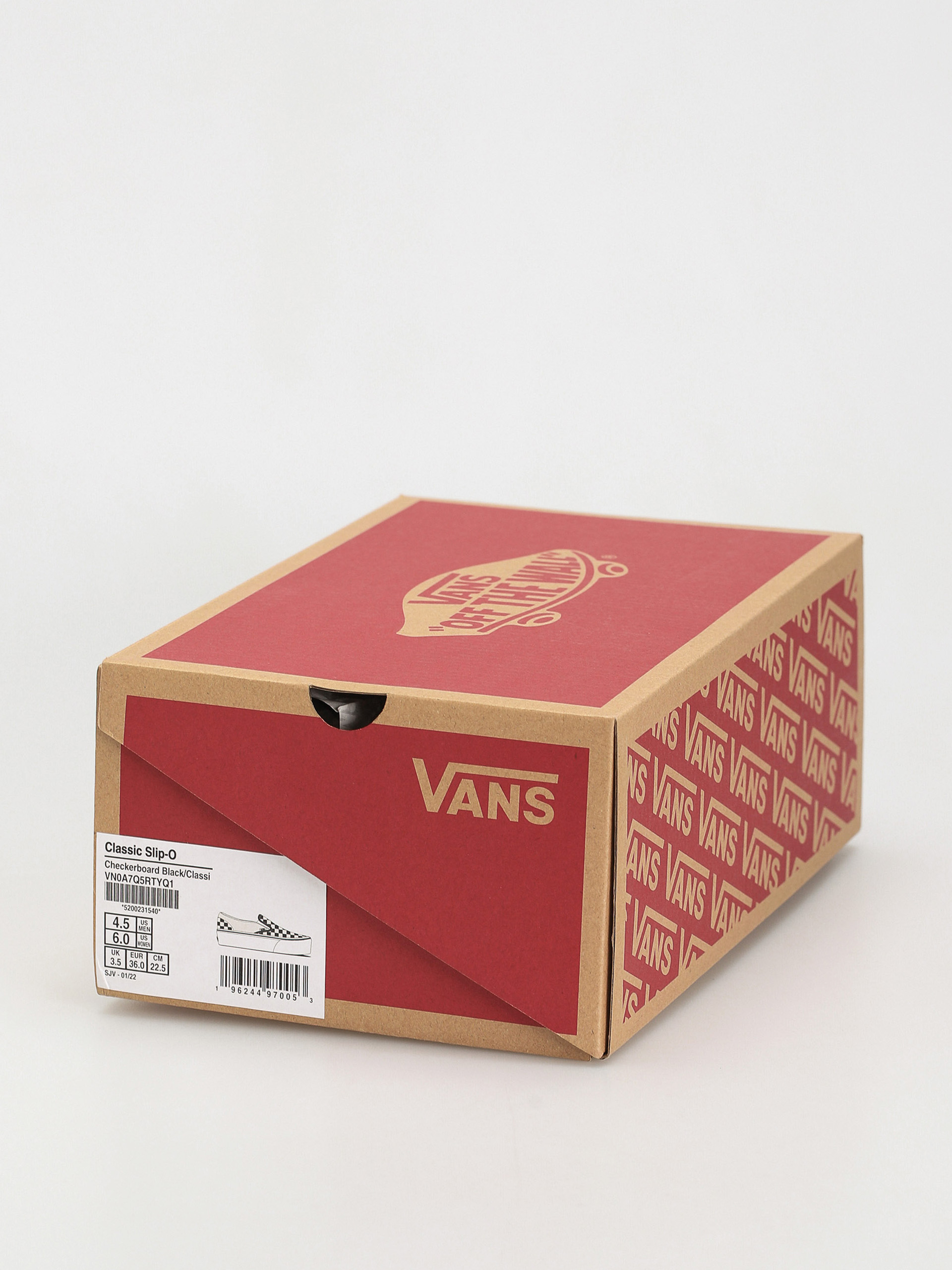 Pantofi Vans Classic Slip On Stackform (checkerboard black/classic white)