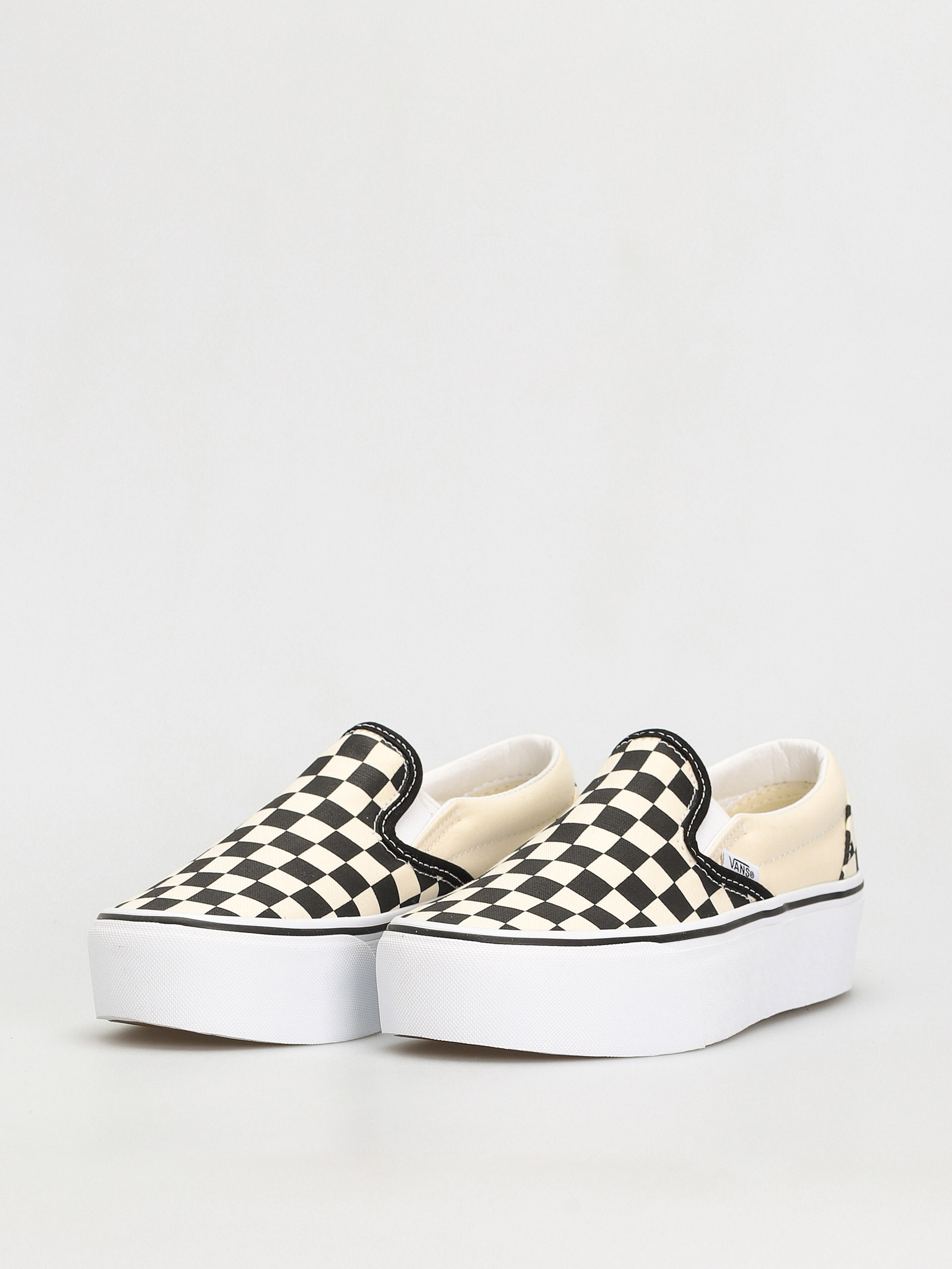 Pantofi Vans Classic Slip On Stackform (checkerboard black/classic white)