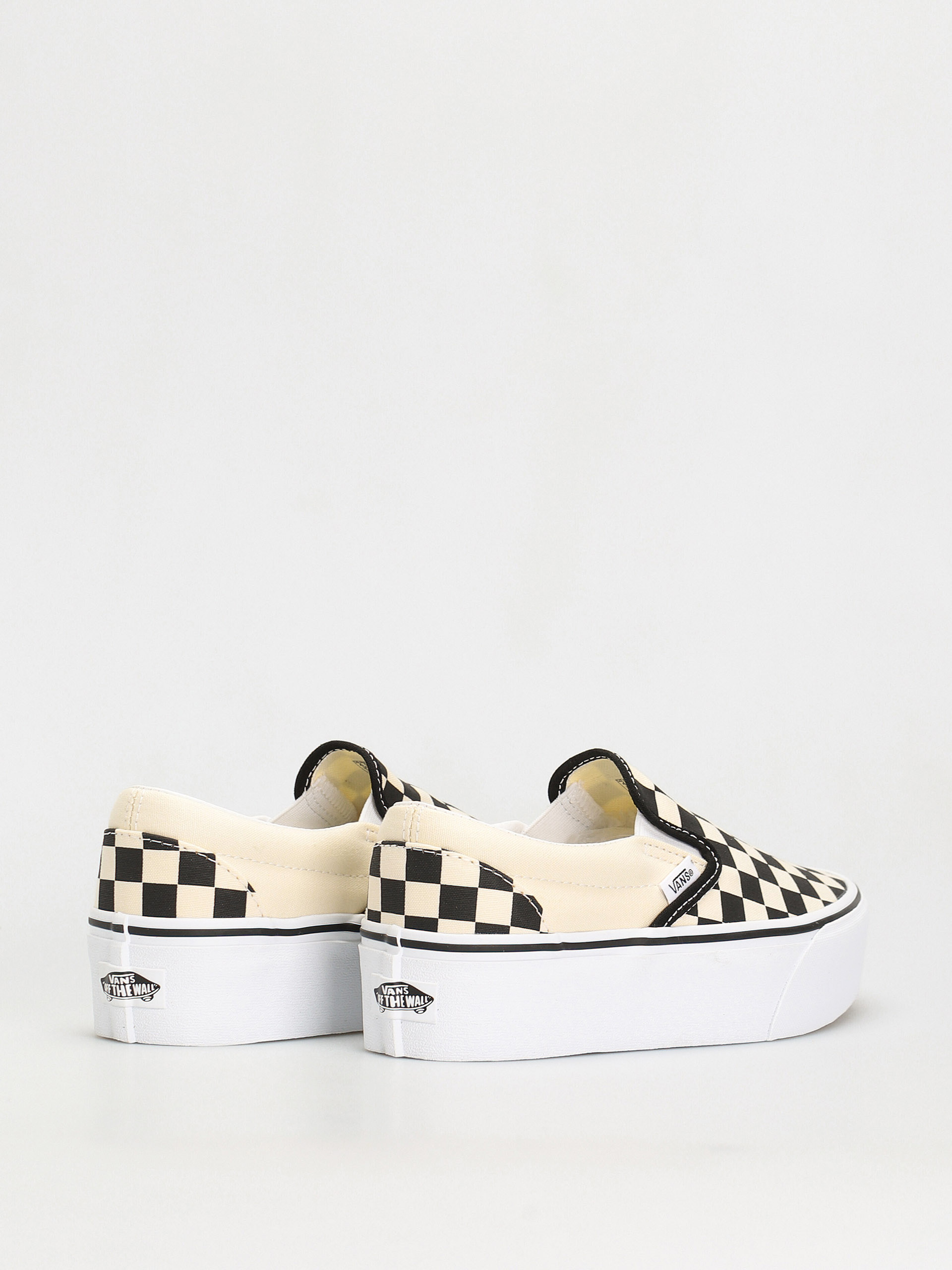 Pantofi Vans Classic Slip On Stackform (checkerboard black/classic white)