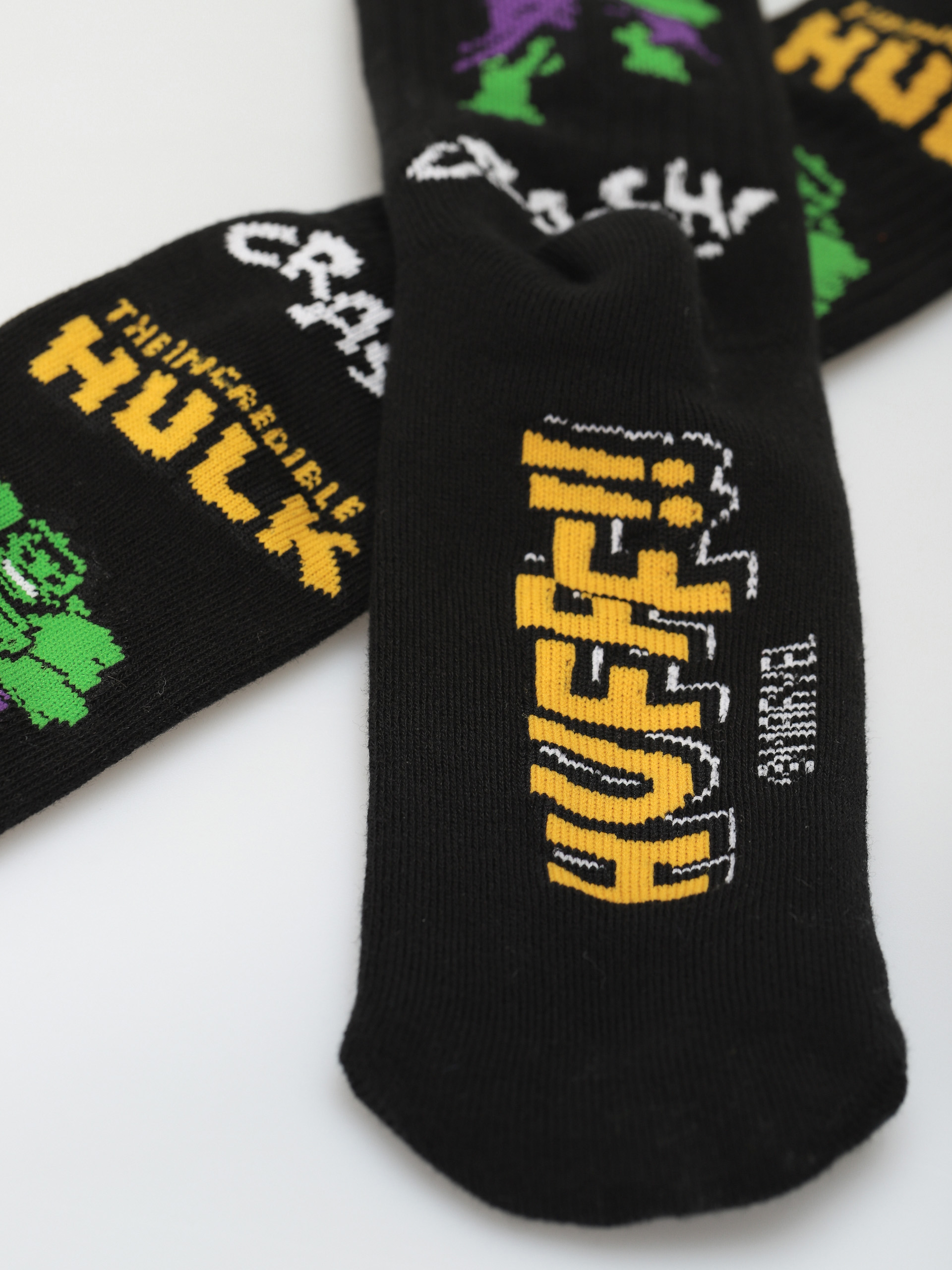 Șosete HUF X Marvel Hulk Retro Crew (black)