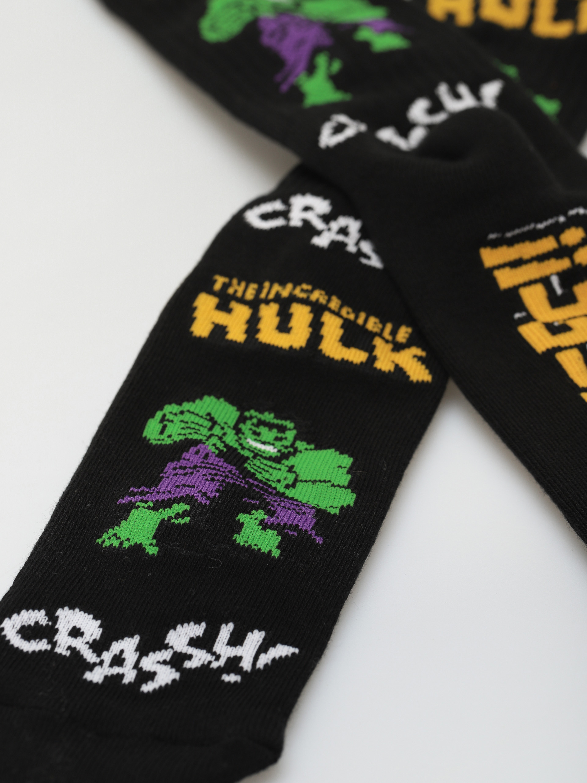 Șosete HUF X Marvel Hulk Retro Crew (black)