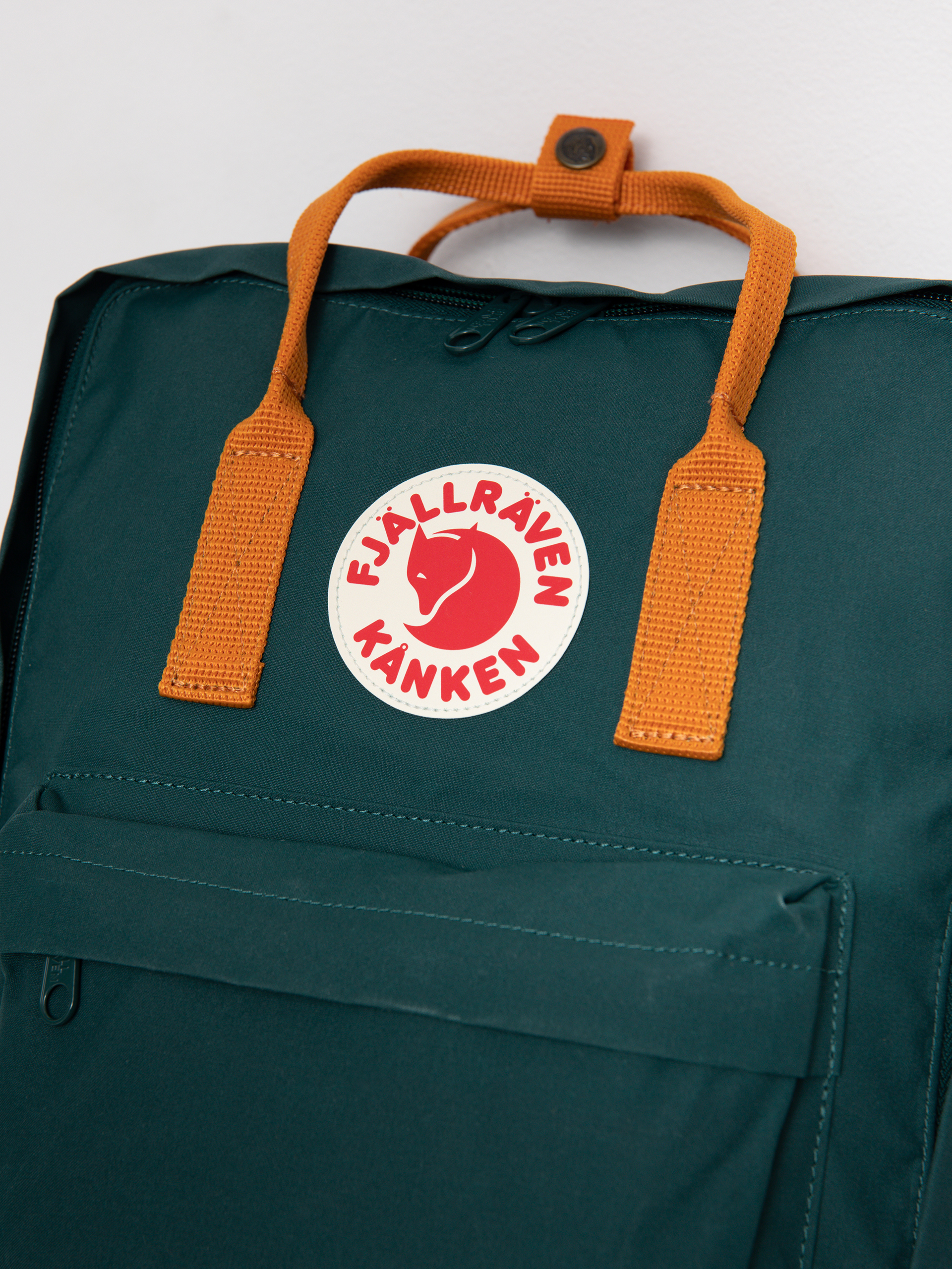 Rucsac Fjallraven Kanken (arctic green/spicy orange)