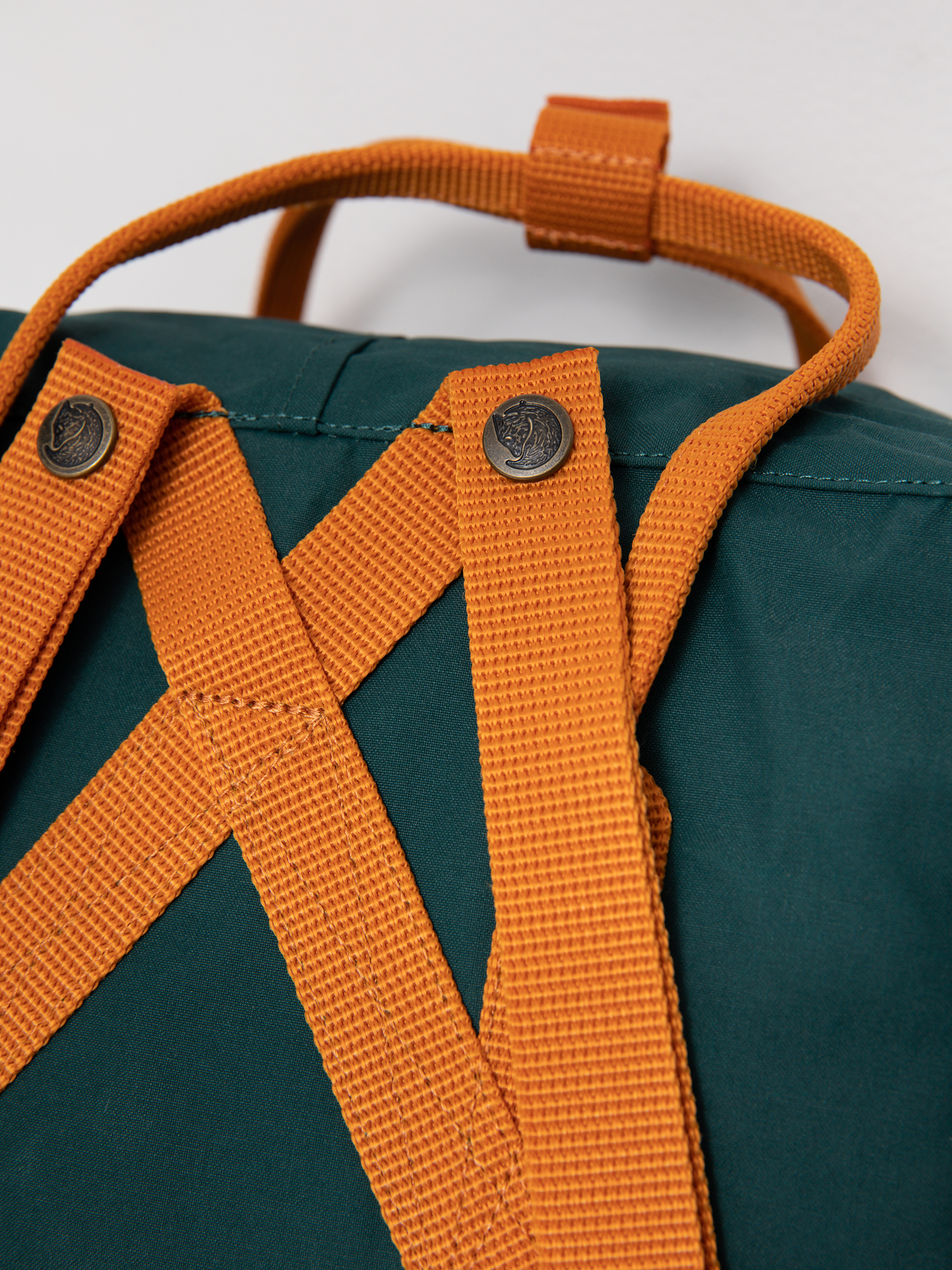 Rucsac Fjallraven Kanken (arctic green/spicy orange)