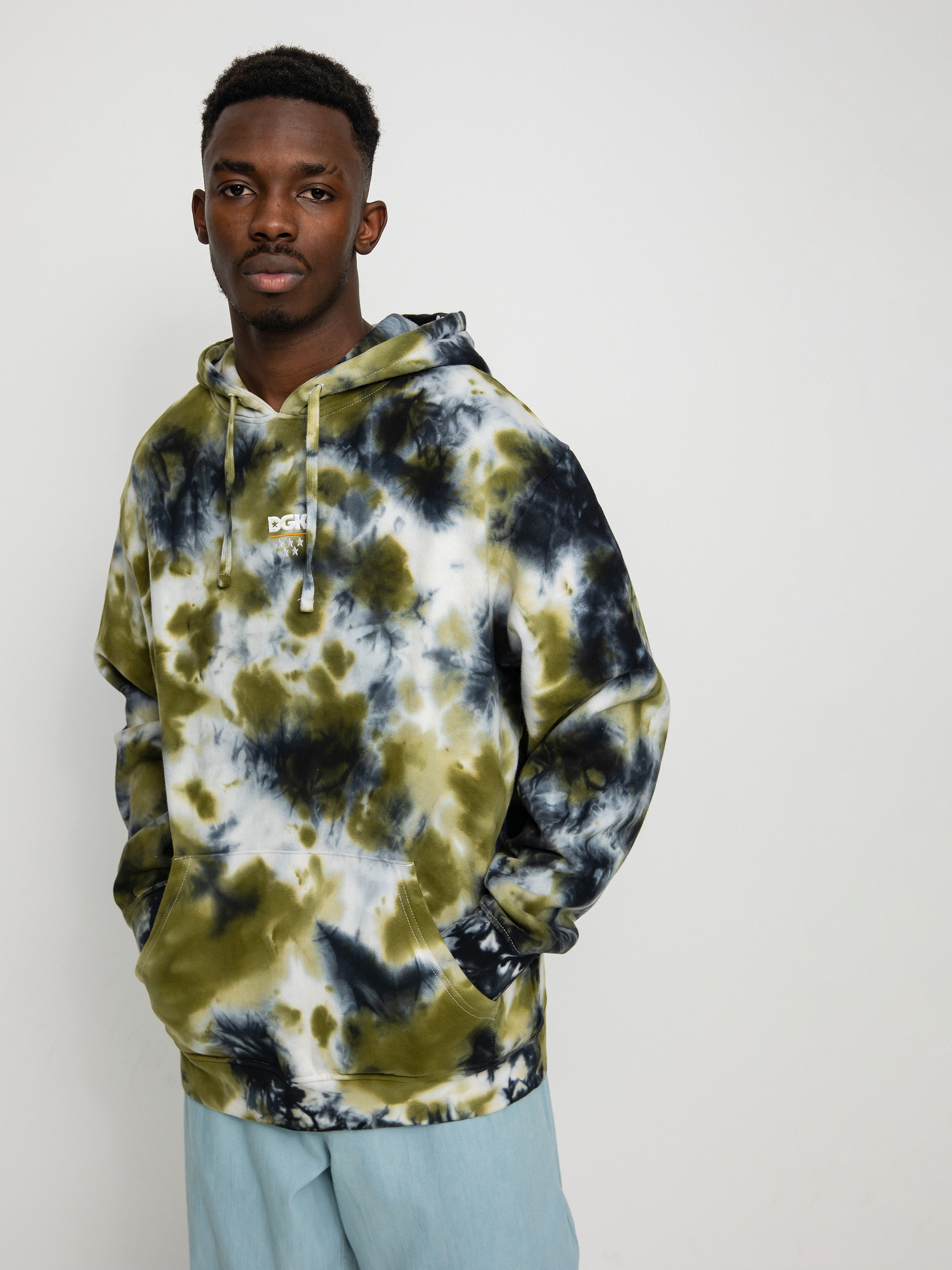 Hanorac cu glugă DGK Low Drip Custom HD (camo wash)