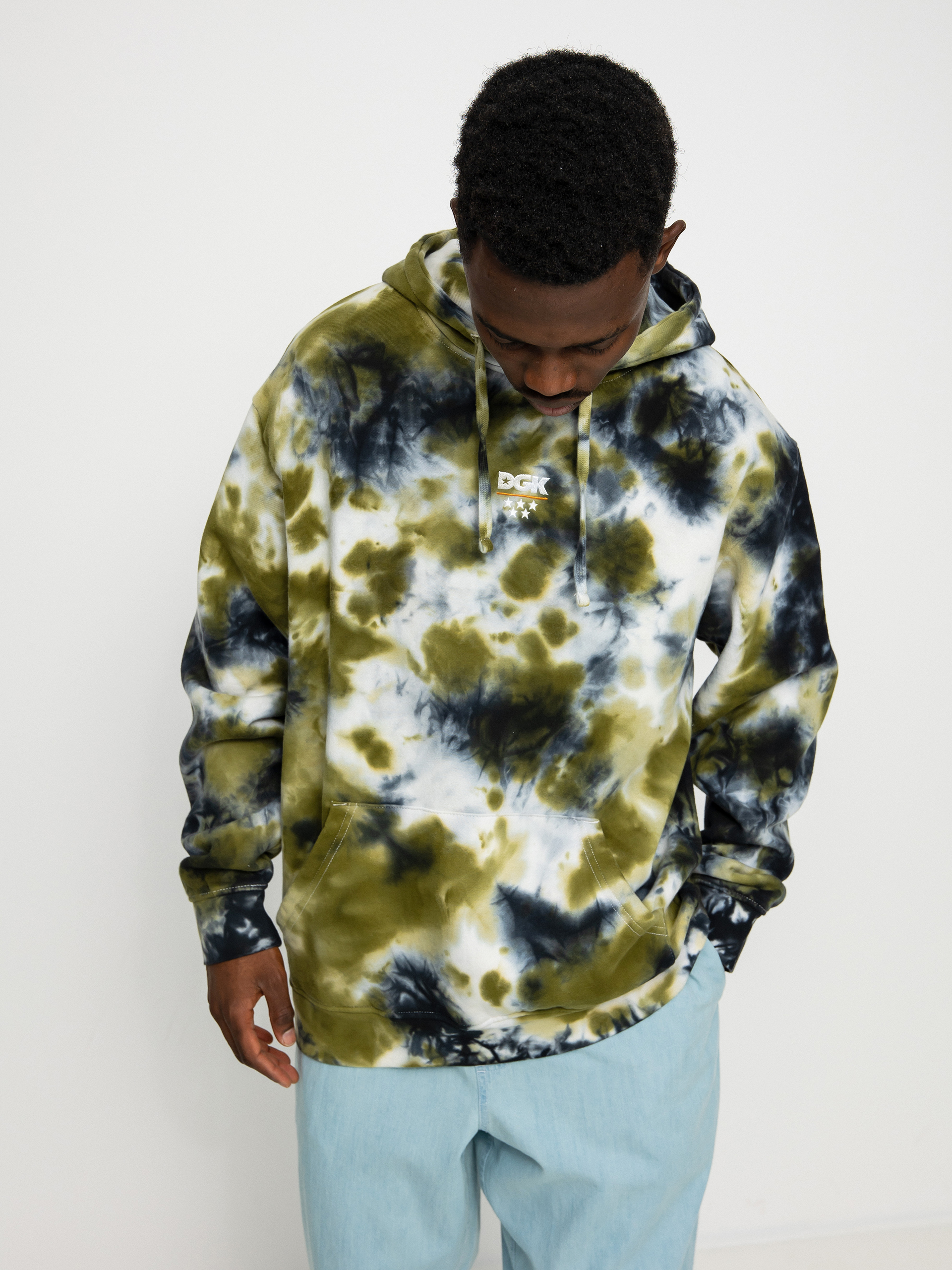 Hanorac cu glugă DGK Low Drip Custom HD (camo wash)