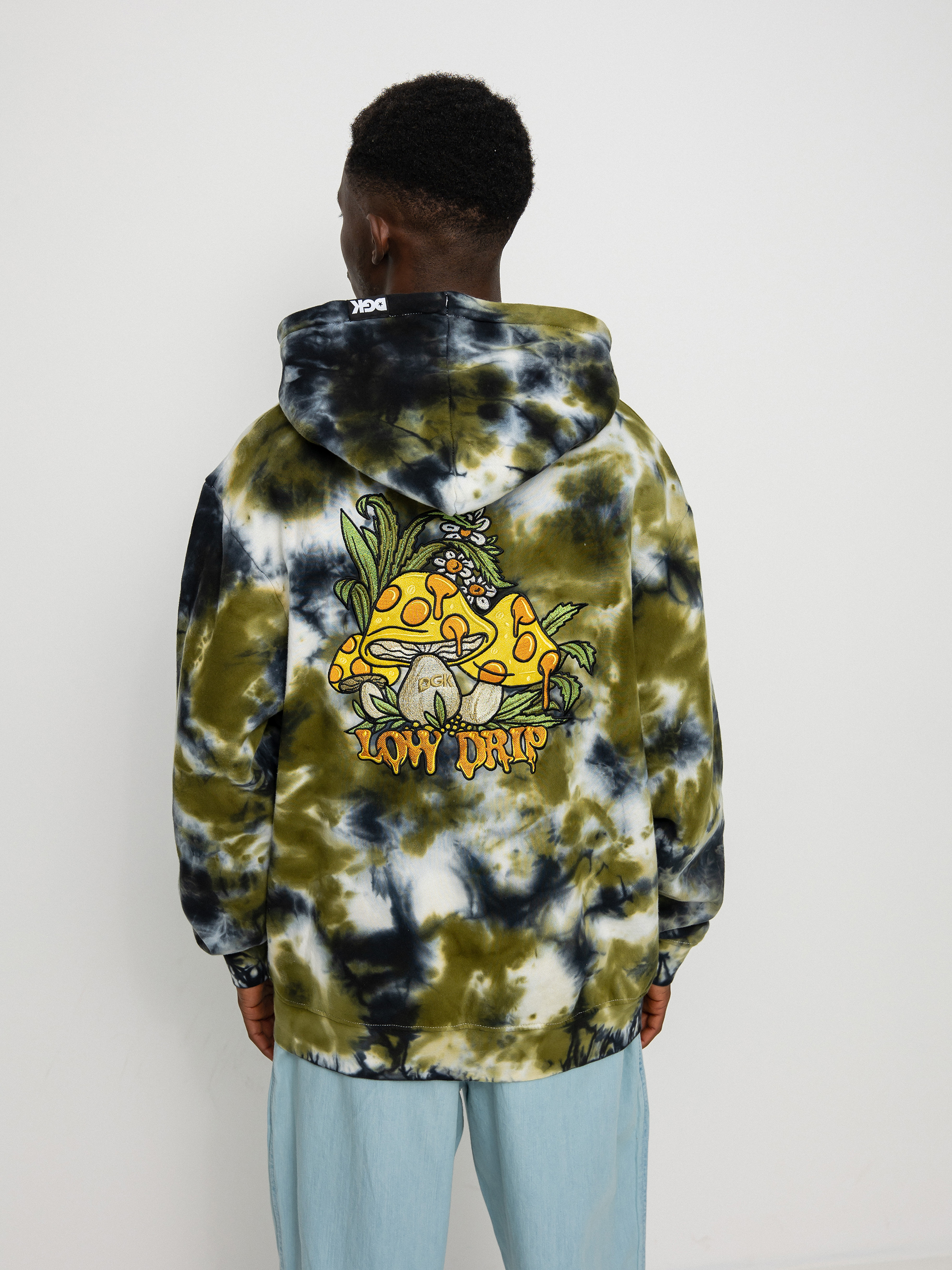 Hanorac cu glugă DGK Low Drip Custom HD (camo wash)