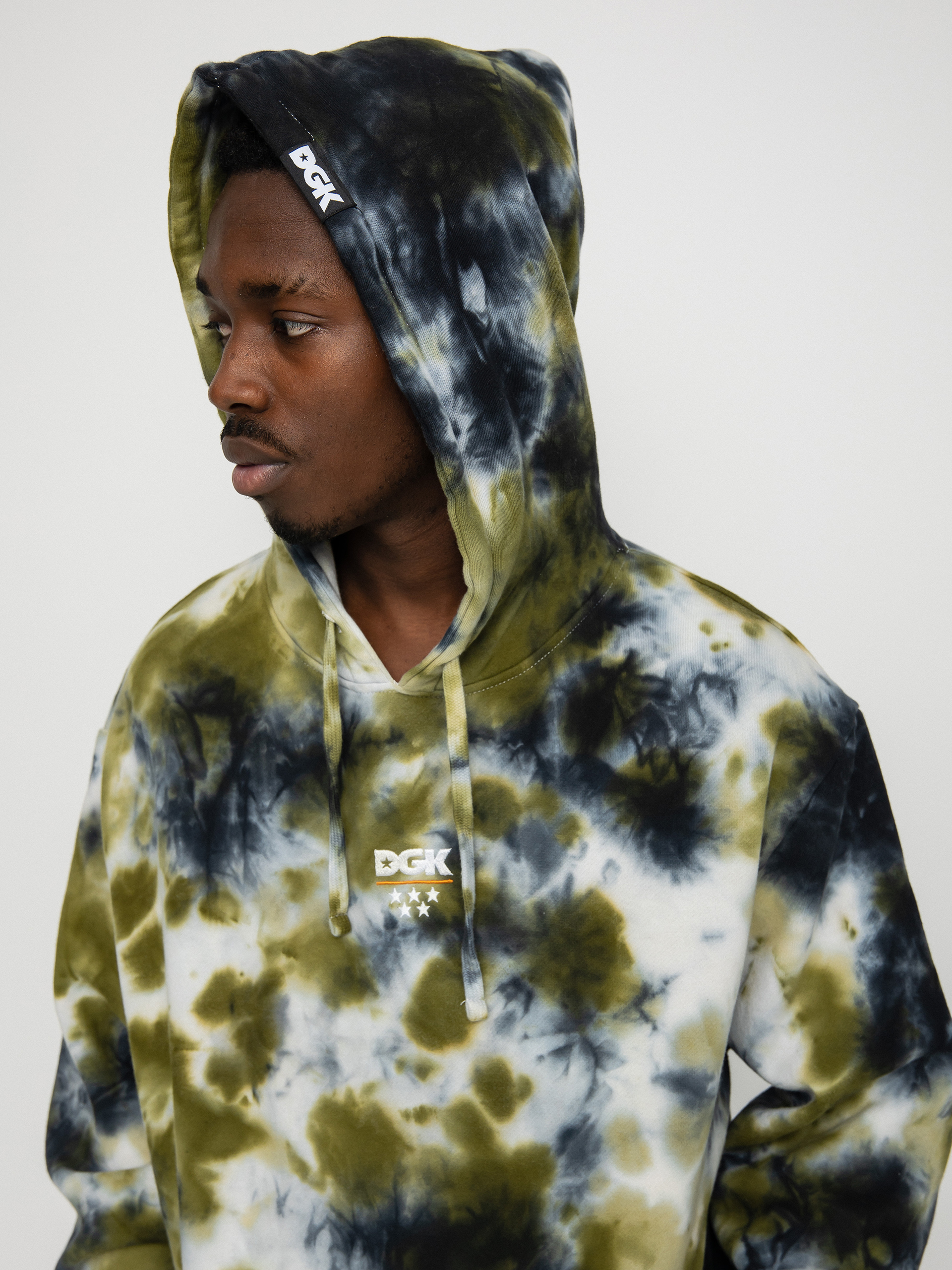 Hanorac cu glugă DGK Low Drip Custom HD (camo wash)