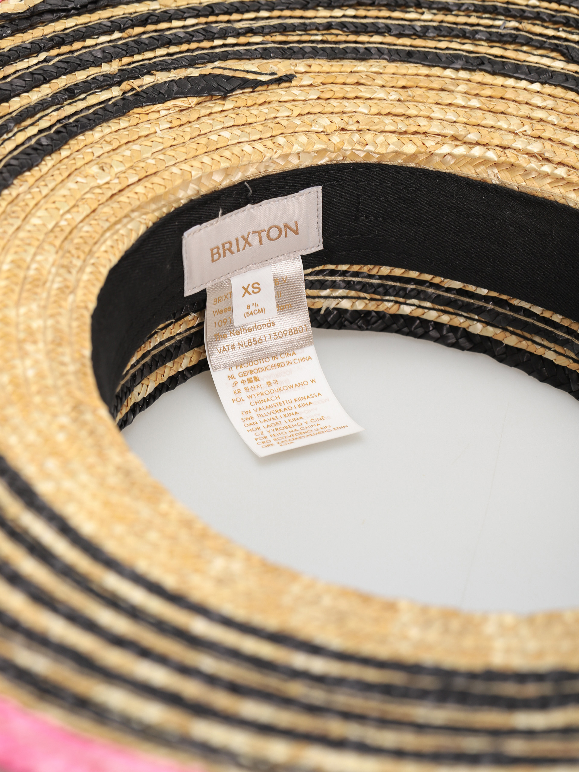 Pălărie Brixton Joanna Visor Wmn (honey/black/pink)