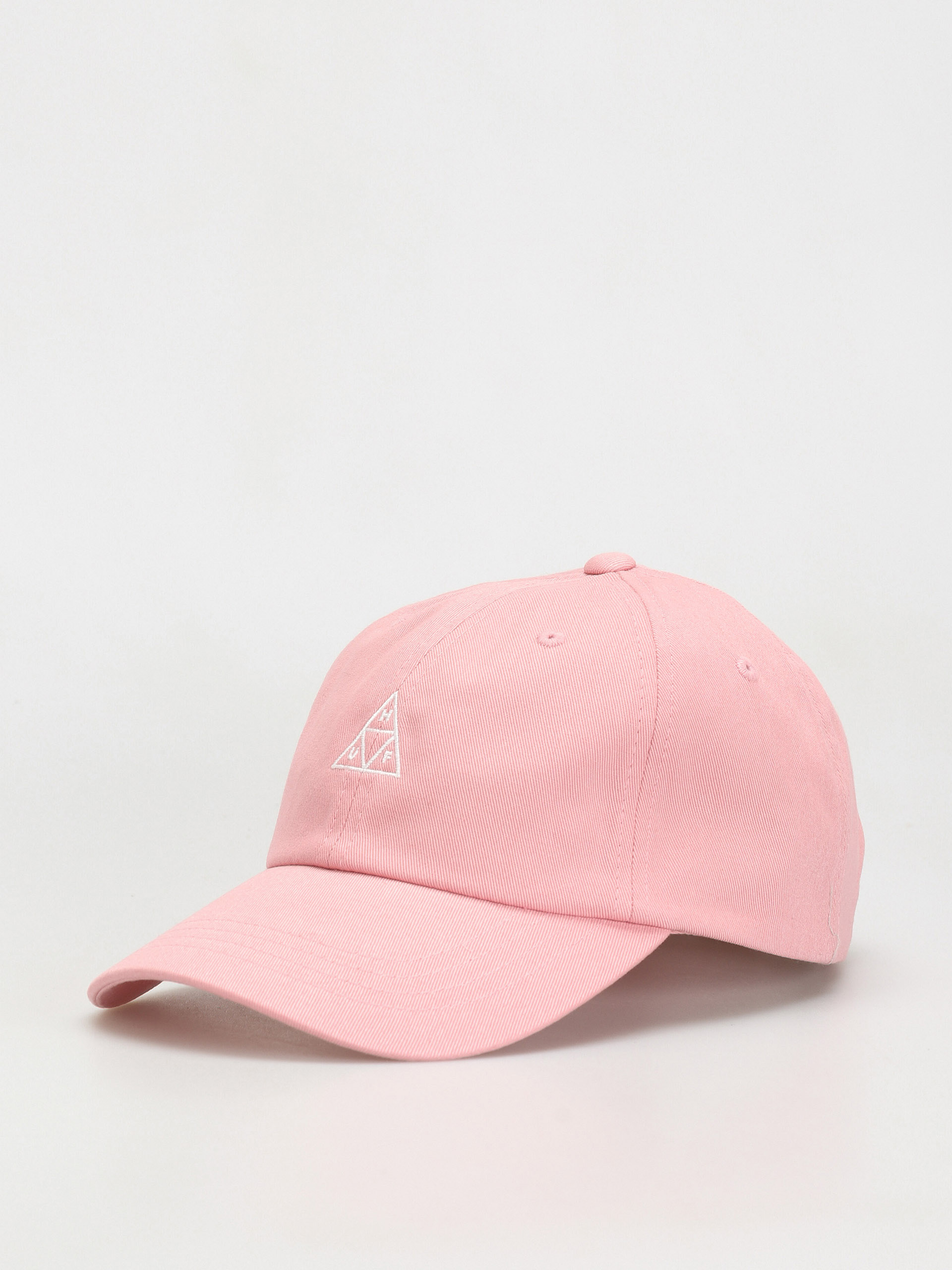Șapcă HUF Essentials Triple Triangle Logo CV 6 Panel (coral pink)