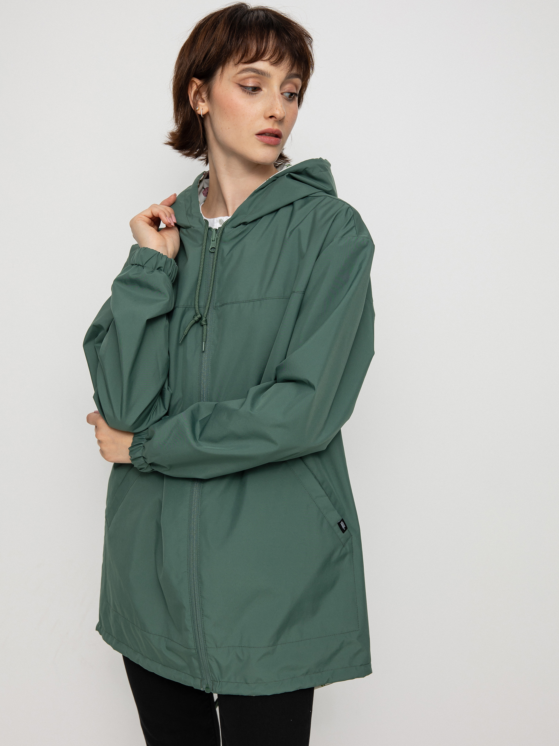 Geacă Vans Mercy Reversible Parka Wmn (califas ditsy duck green)