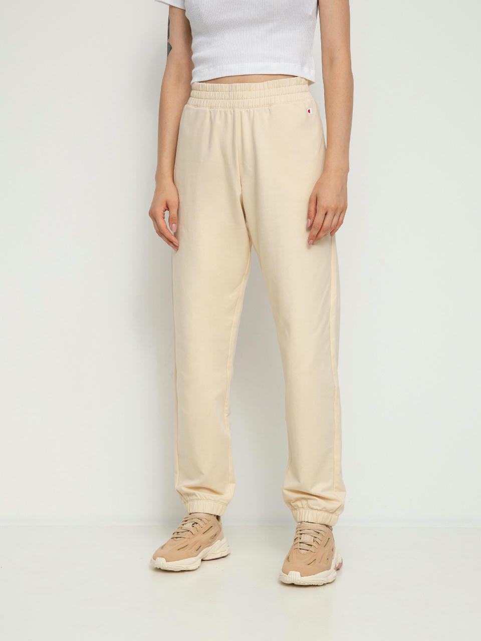 Pantaloni Champion Legacy Elastic Cuff Pants 115929 Wmn (cha)