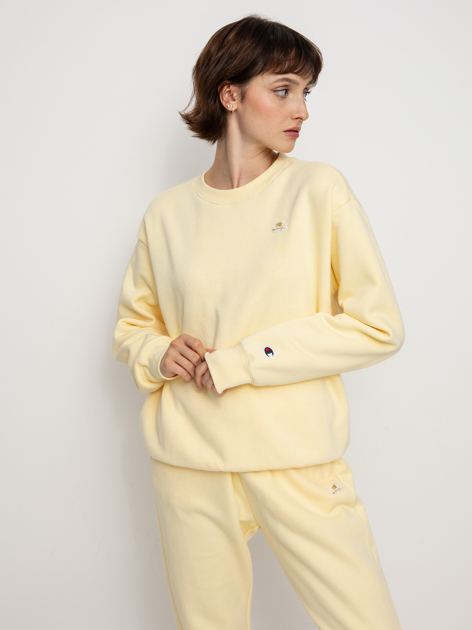 Hanorac Champion Crewneck Sweatshirt 115483 Wmn (flan)